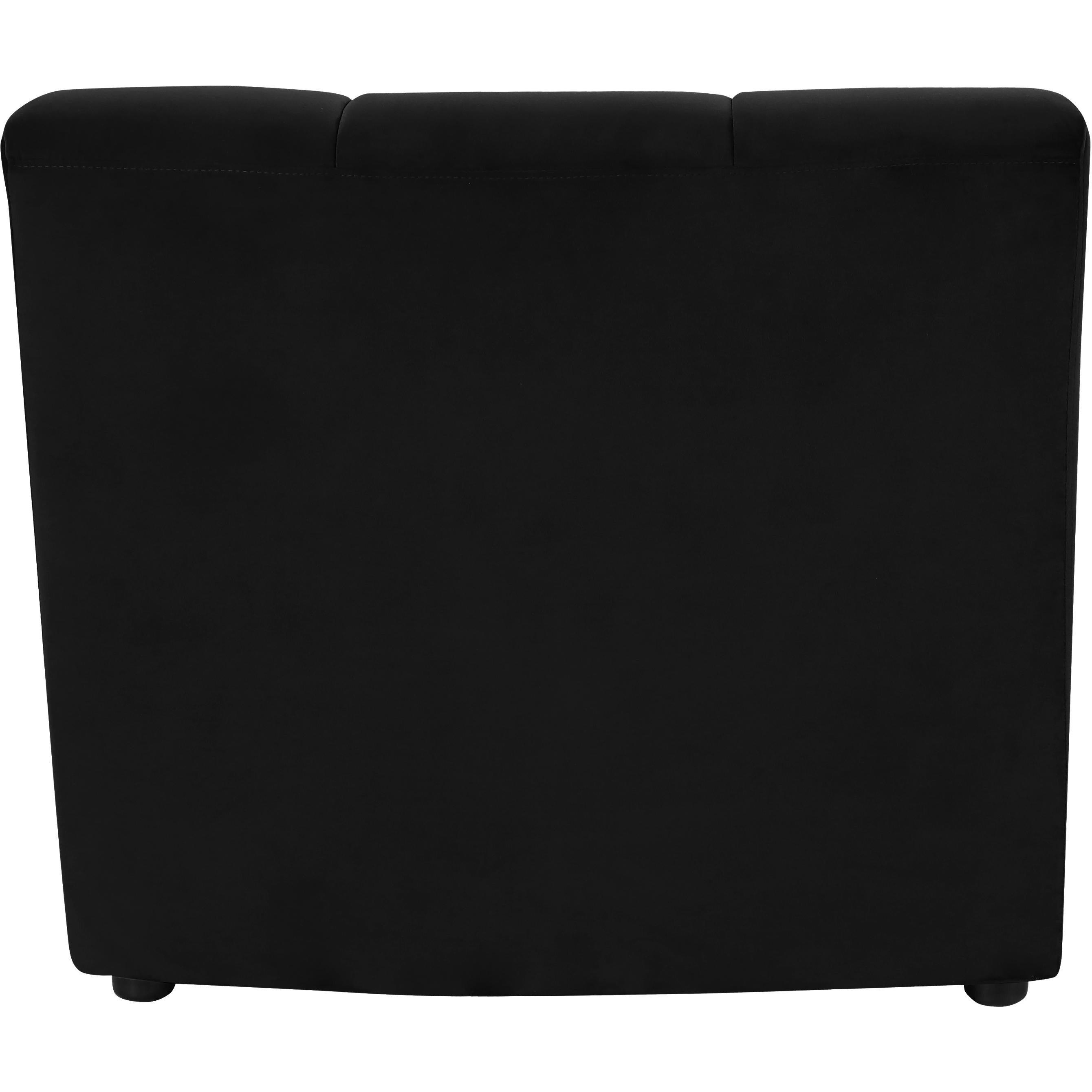 Meridian Limitless Black Velvet Modular Chair