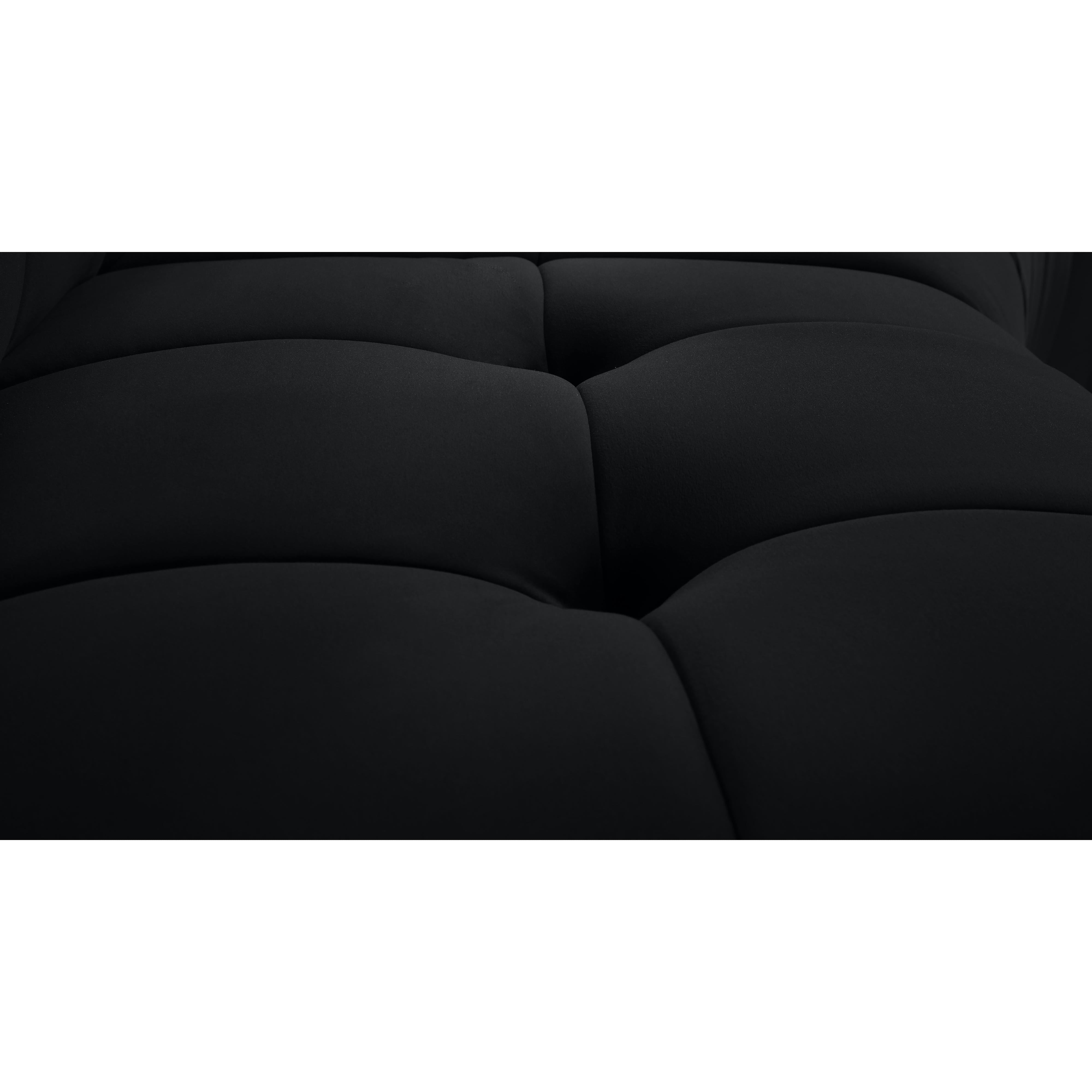 Meridian Limitless Black Velvet Modular Chair