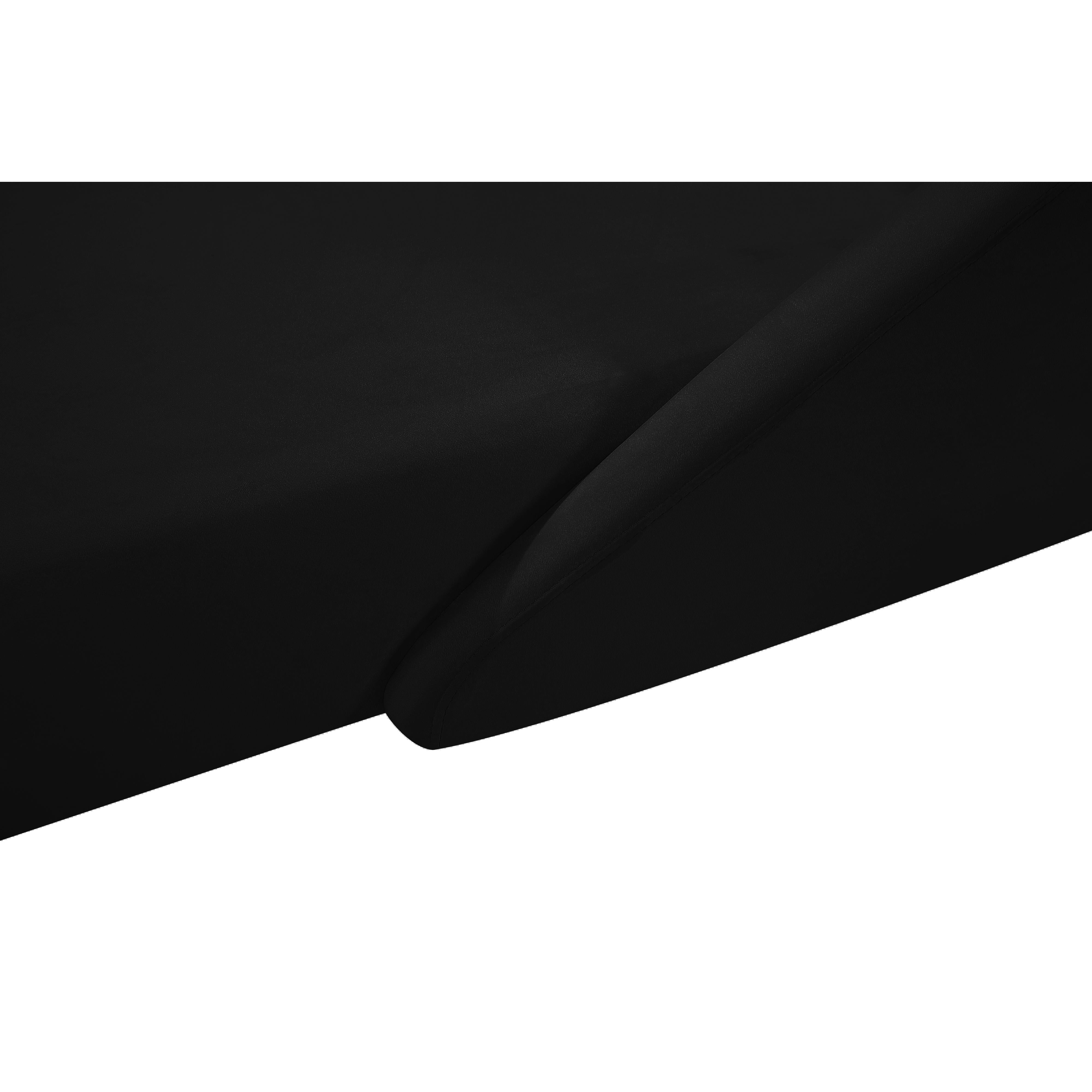 Meridian Nolan Black Velvet Chaise