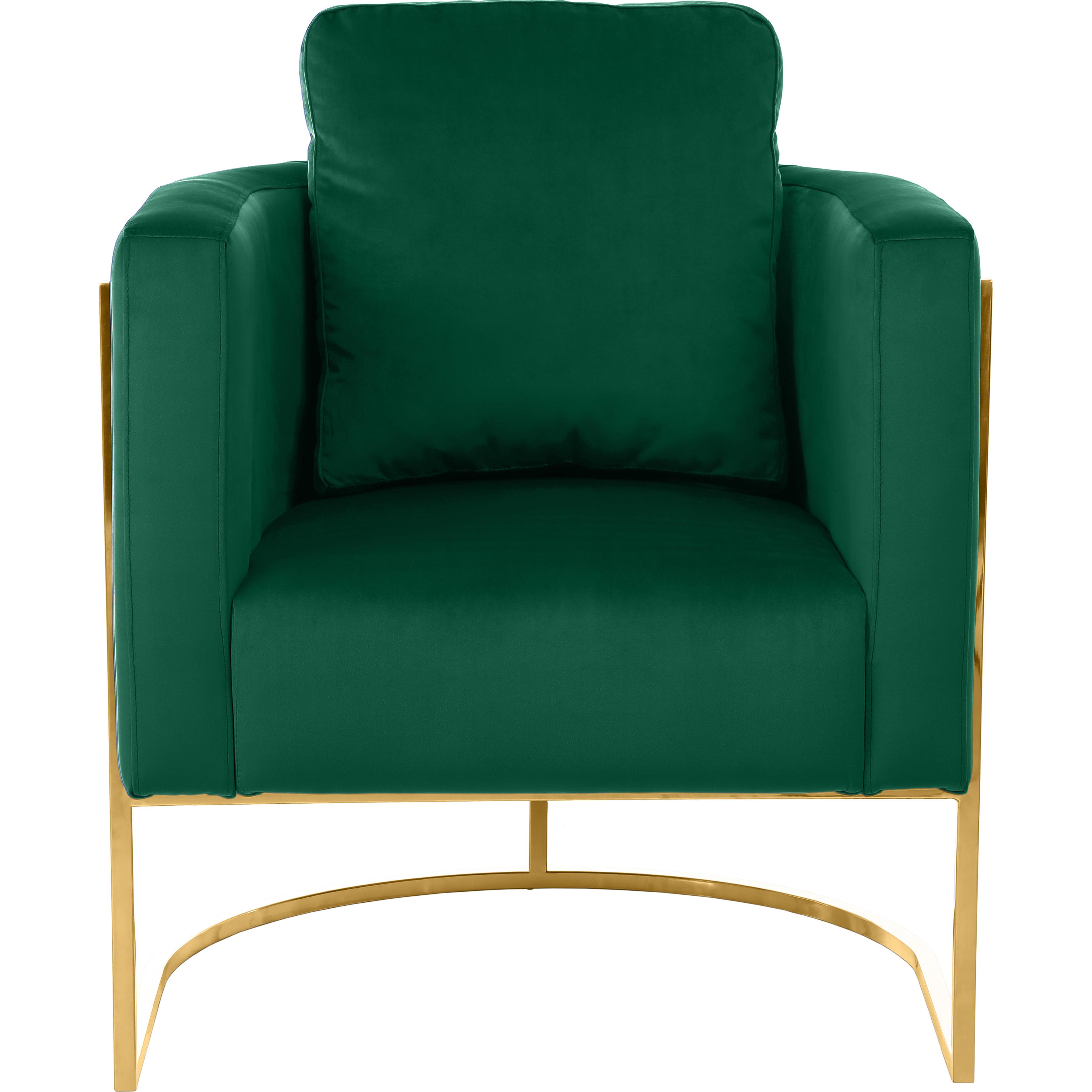 Meridian Casa Green Velvet Chair