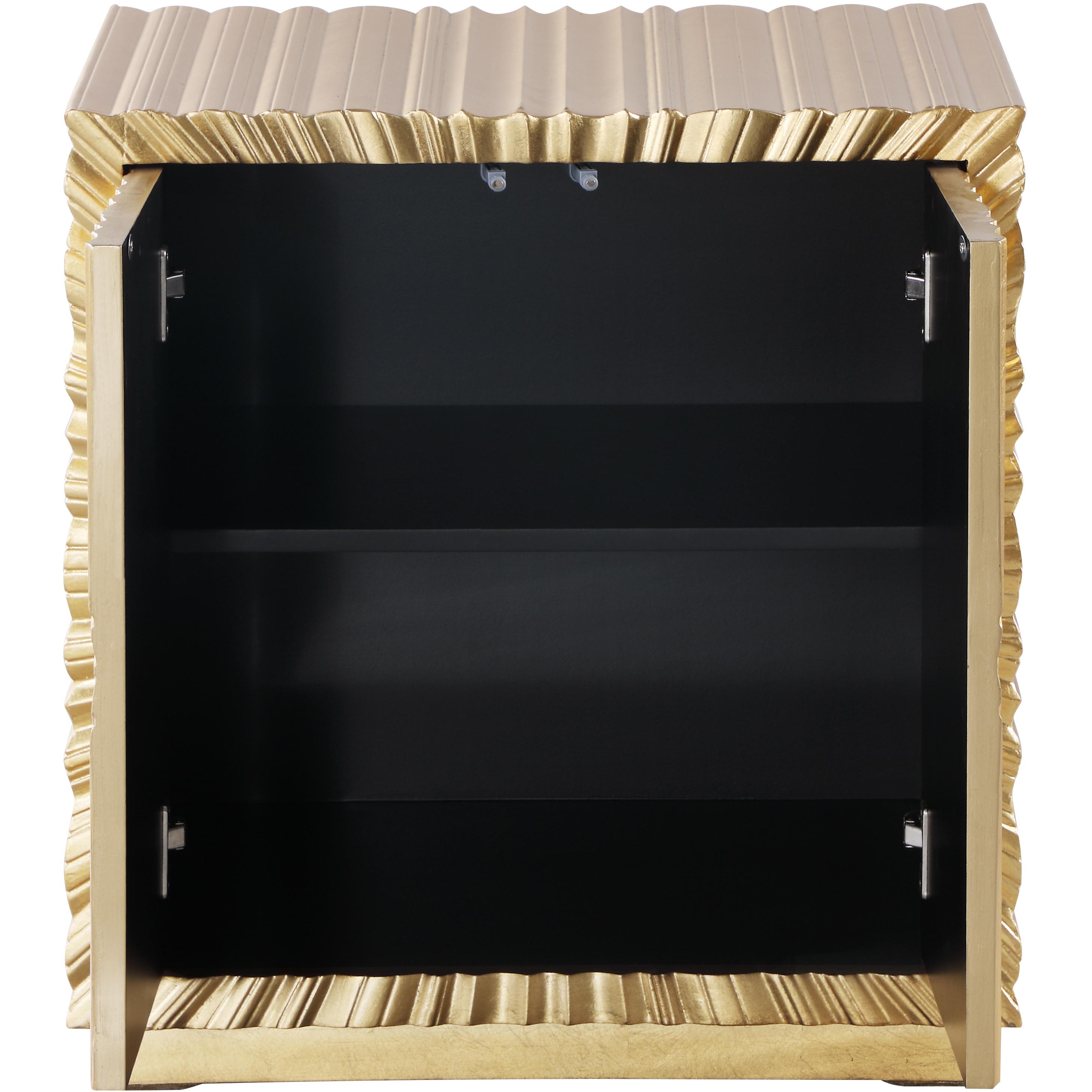 Meridian Golda Gold Side Table