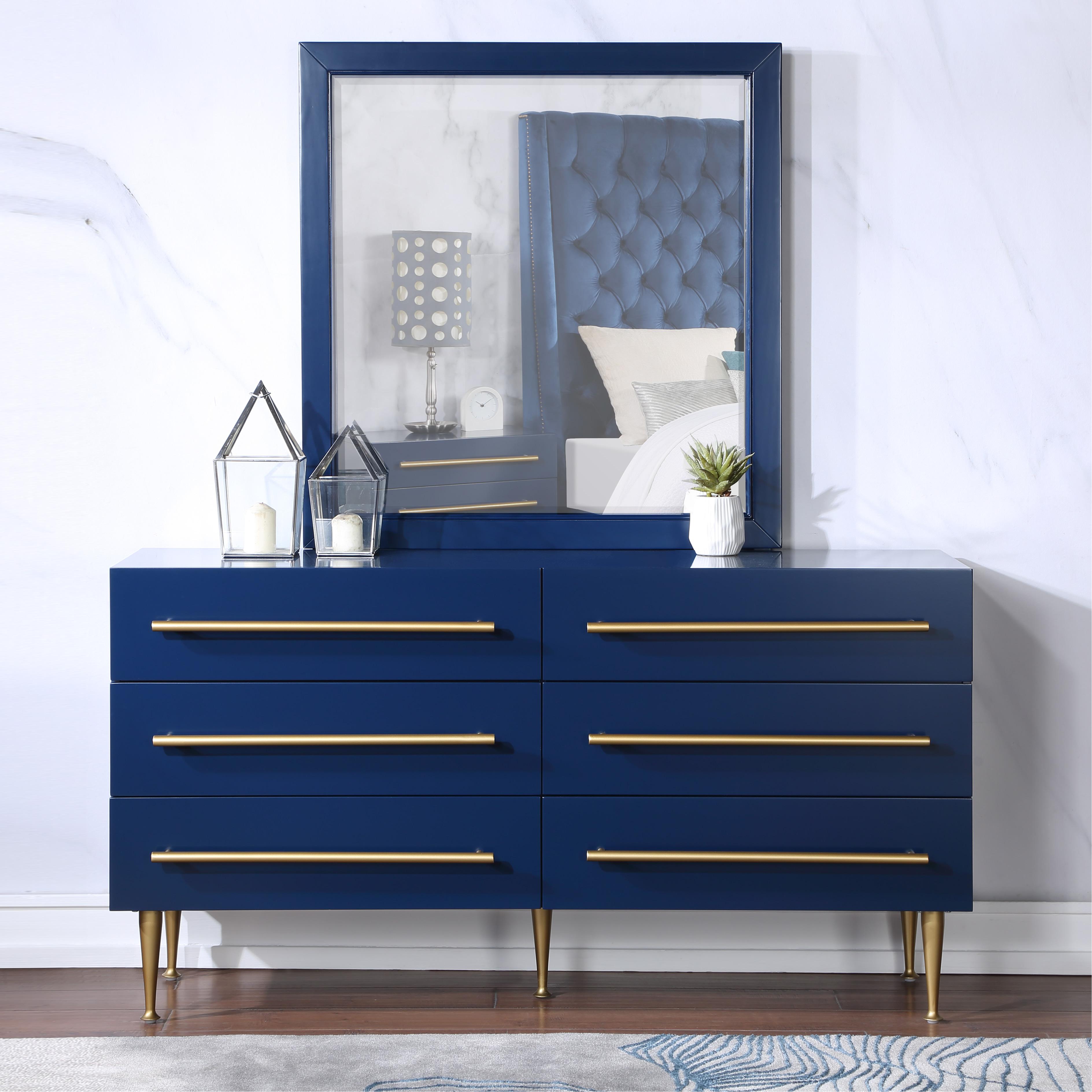 Meridian Marisol Navy Mirror