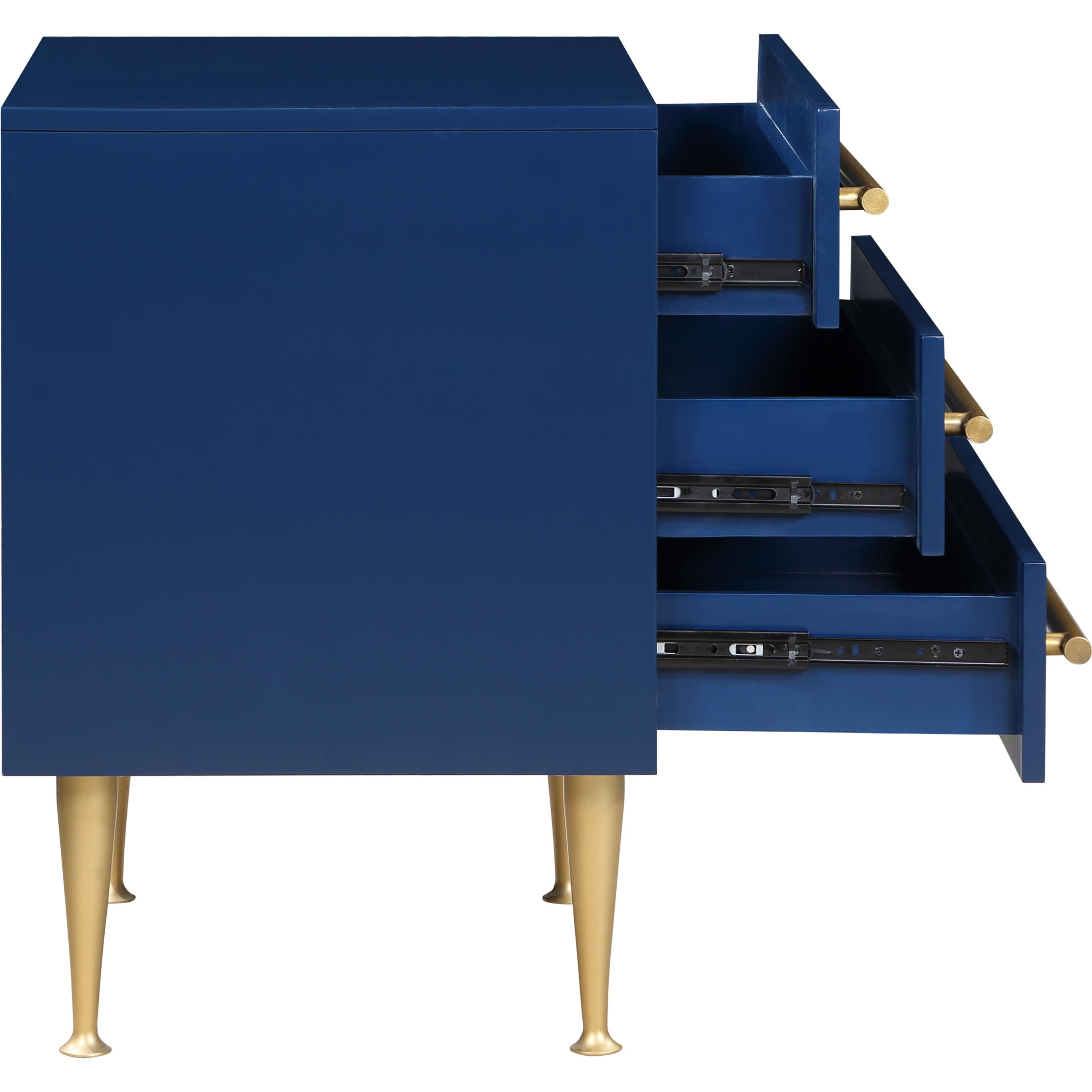 Meridian Marisol Navy Night Stand