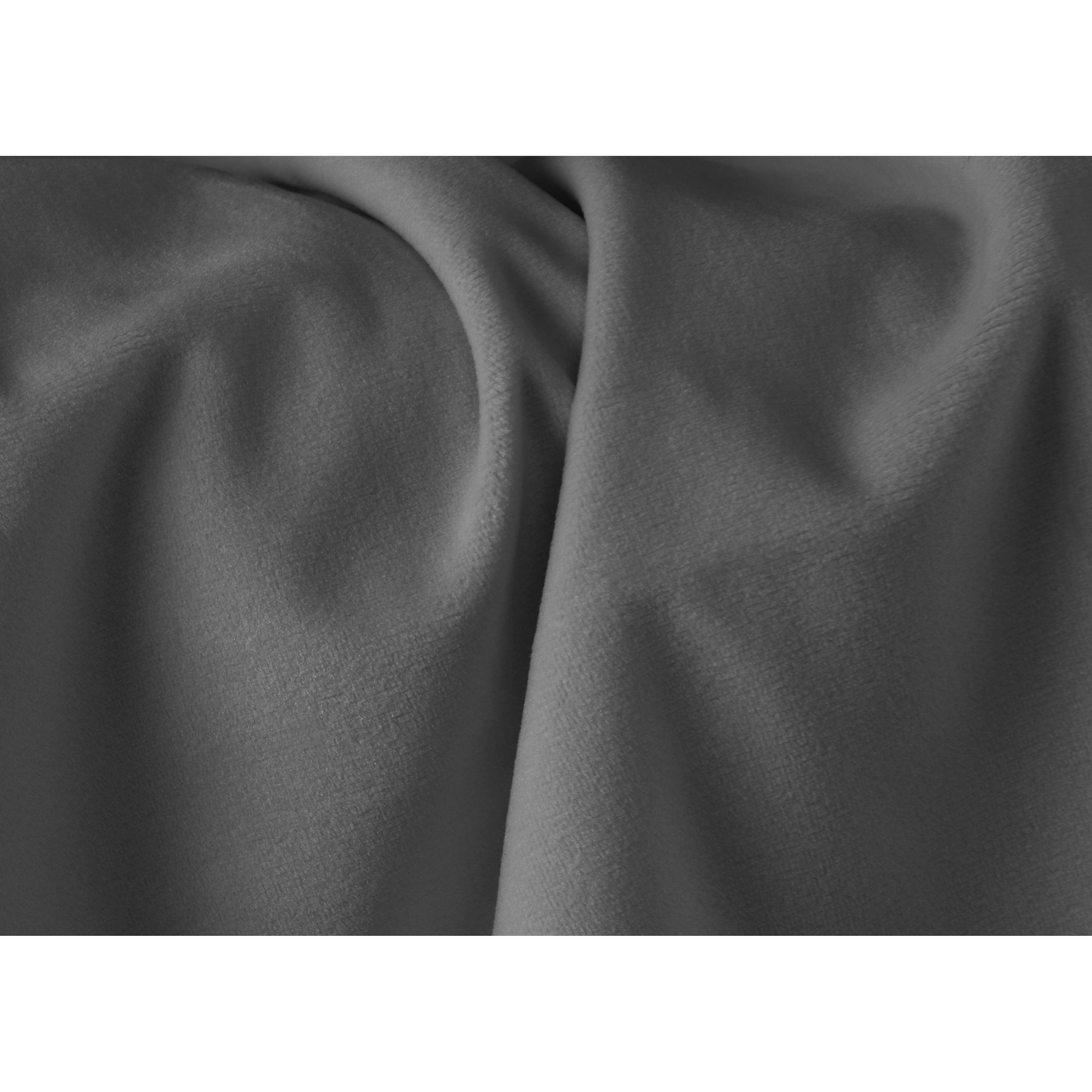 Meridian Elly Grey Velvet Full Bed