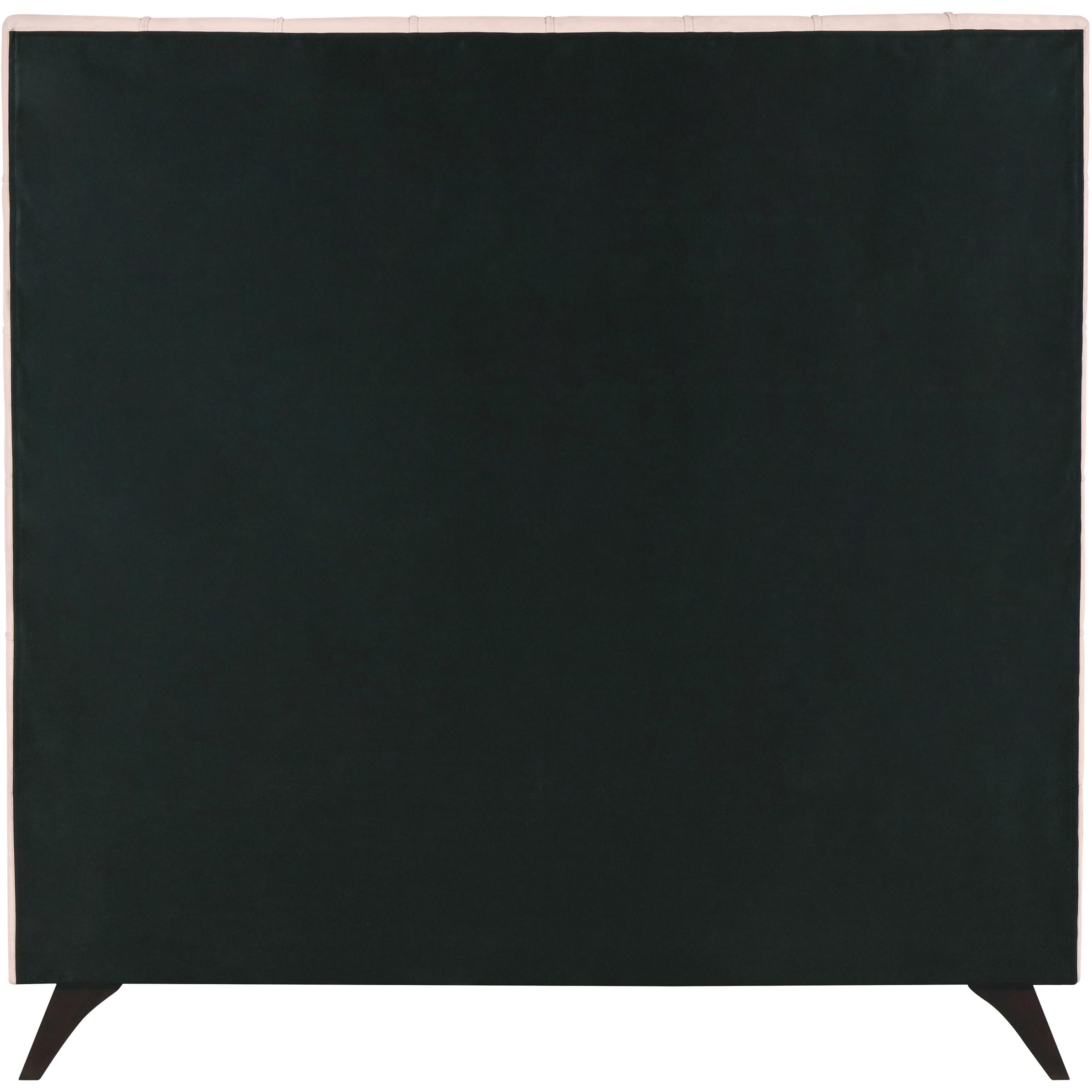 Meridian Elly Pink Velvet King Bed