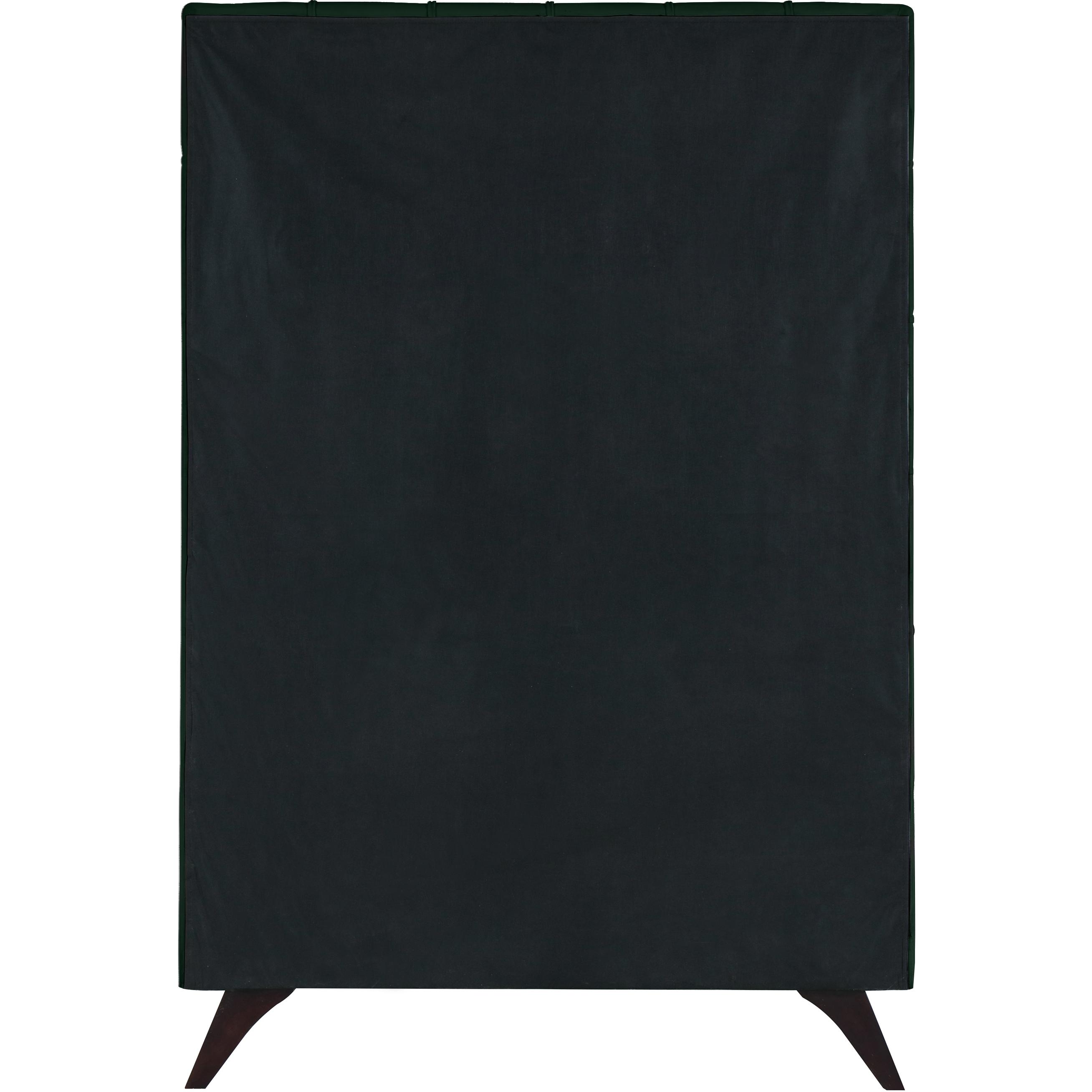 Meridian Elly Green Velvet Twin Bed