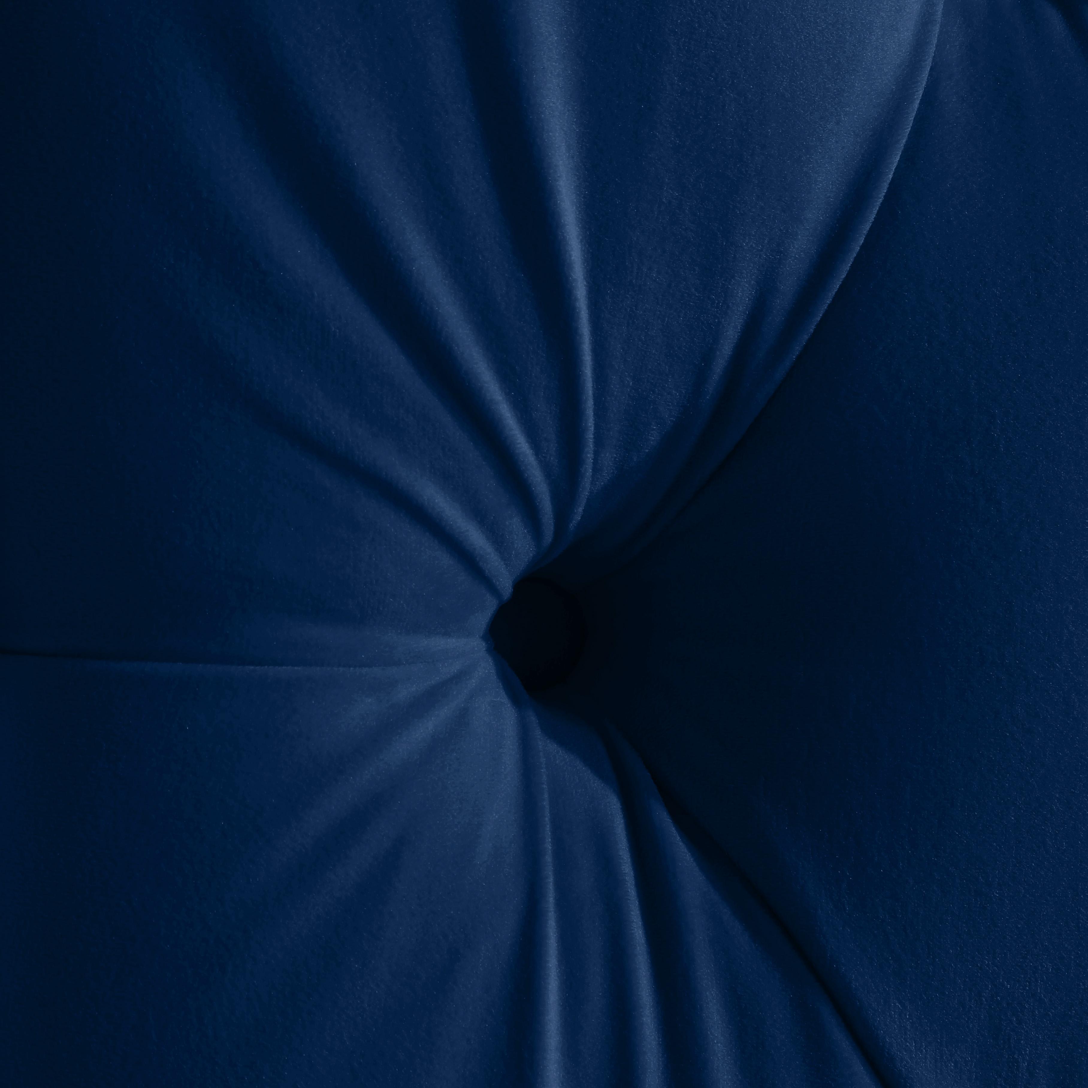 Meridian Fritz Navy Velvet Full Bed