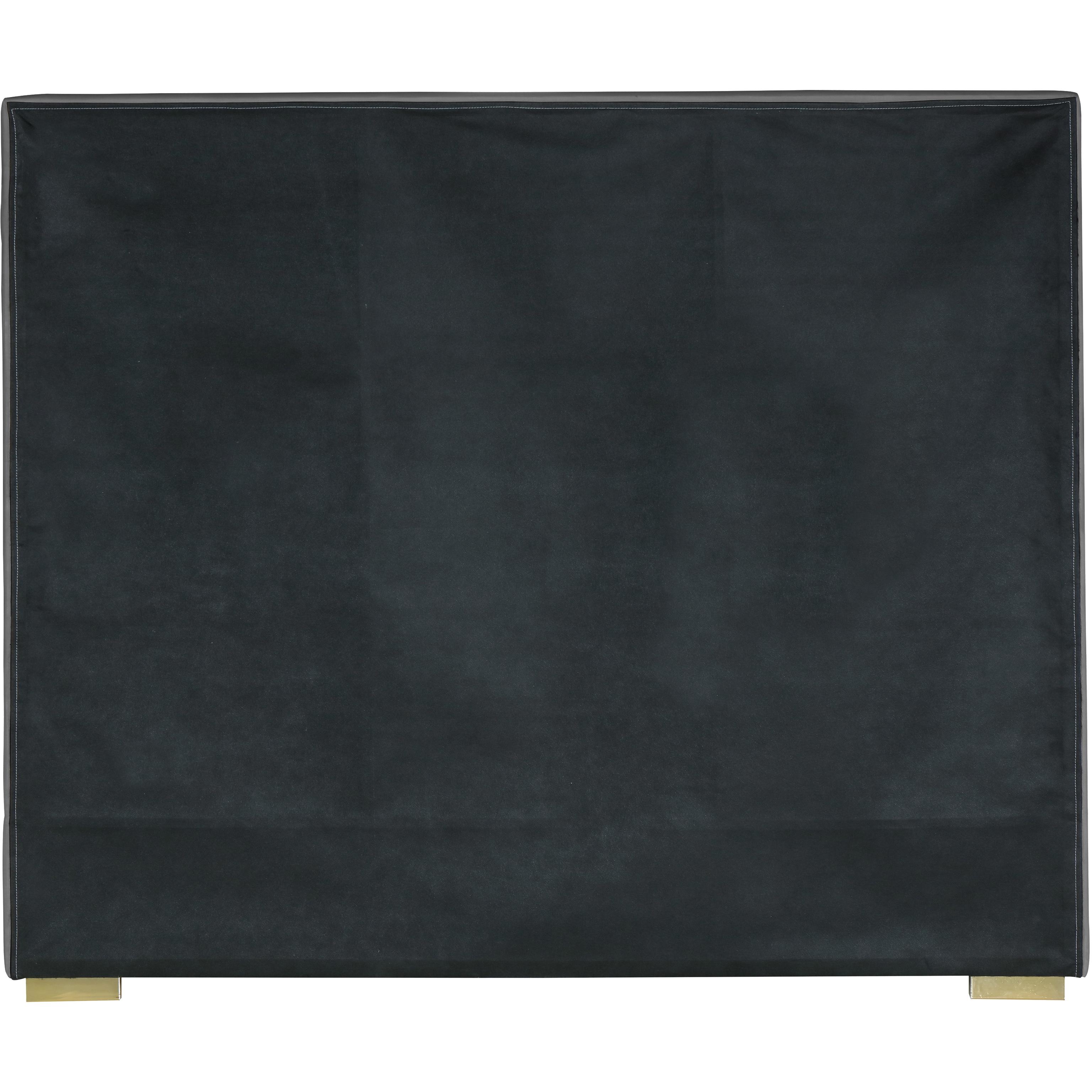 Meridian Nora Grey Velvet King Bed