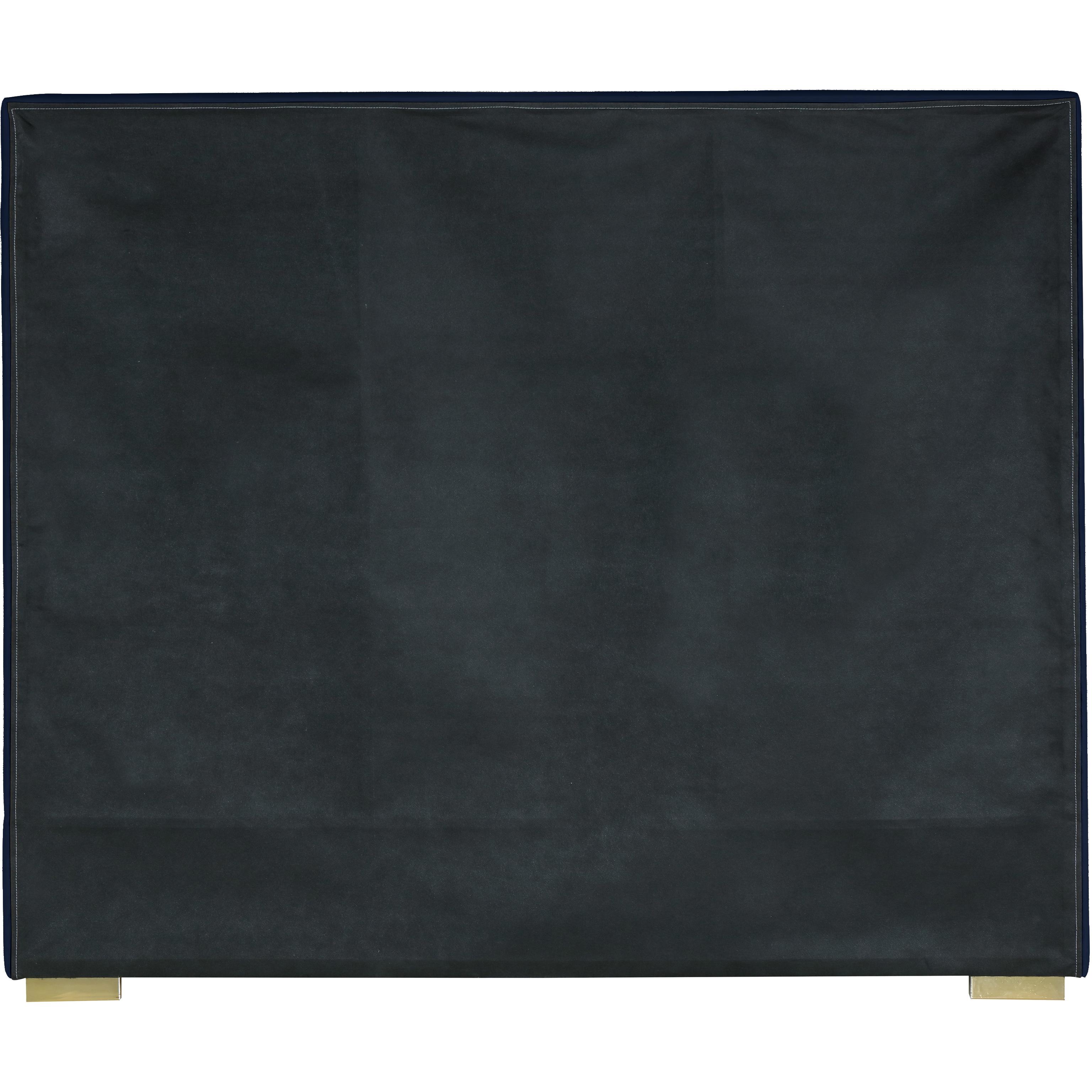 Meridian Nora Navy Velvet Queen Bed