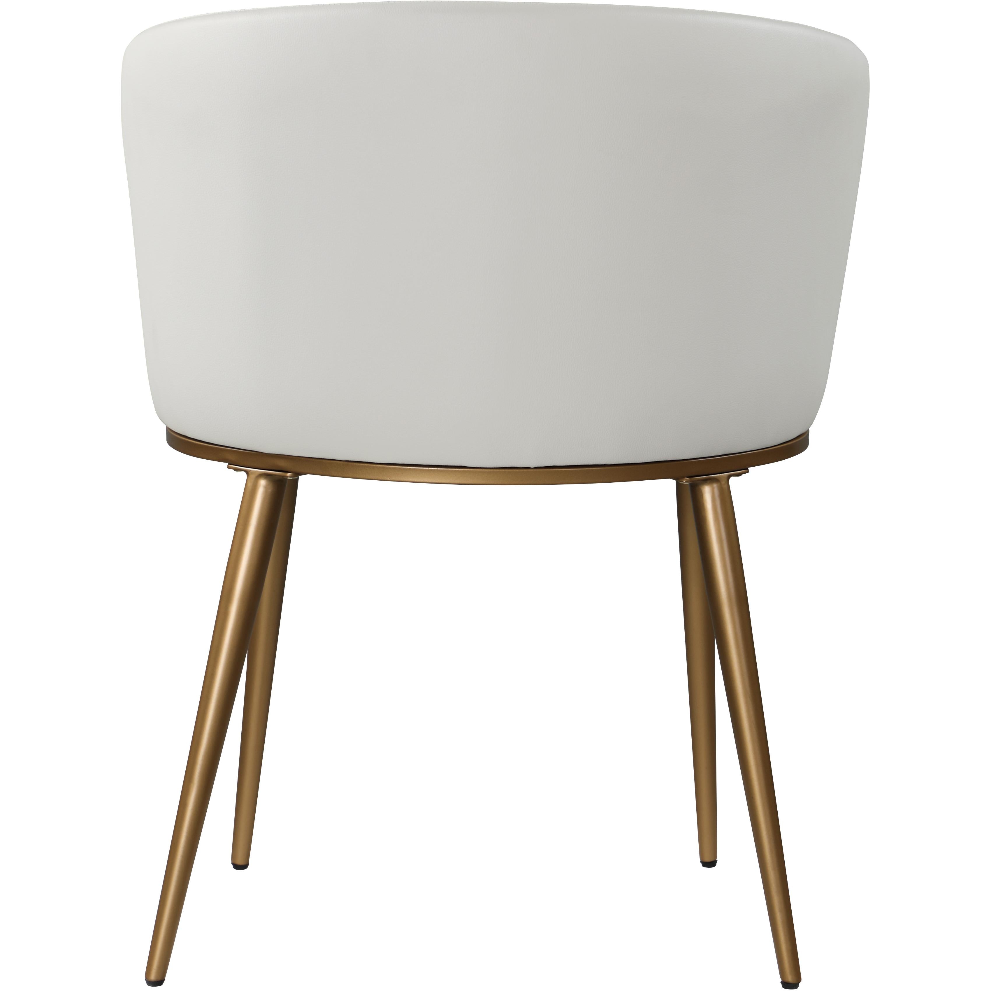 Meridian Skylar White Vegan Leather Dining Chair