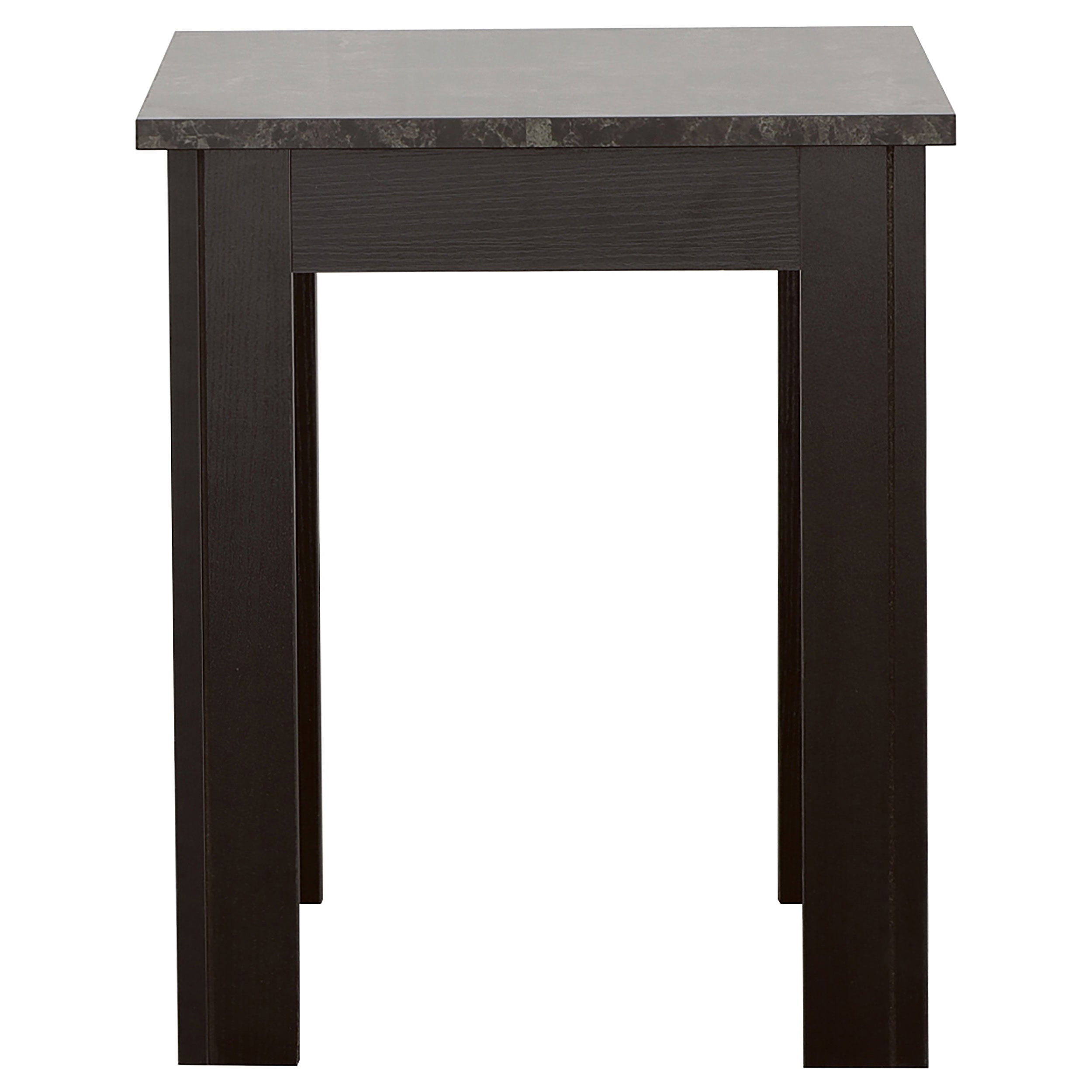 Rhodes  Faux Marble Top Coffee Table Set Brown