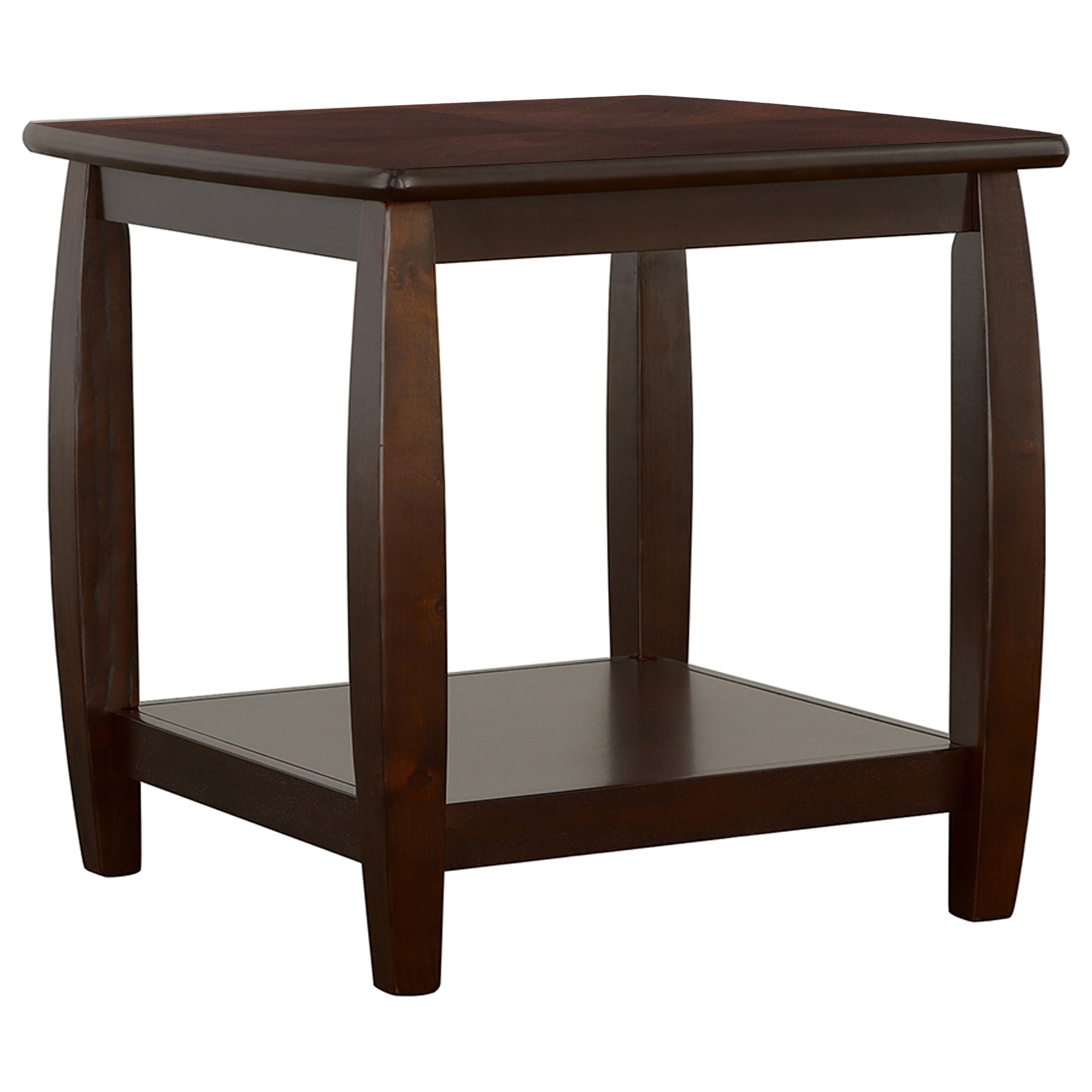 Dixon 1-shelf Rectangular Wood Side Table Cappuccino