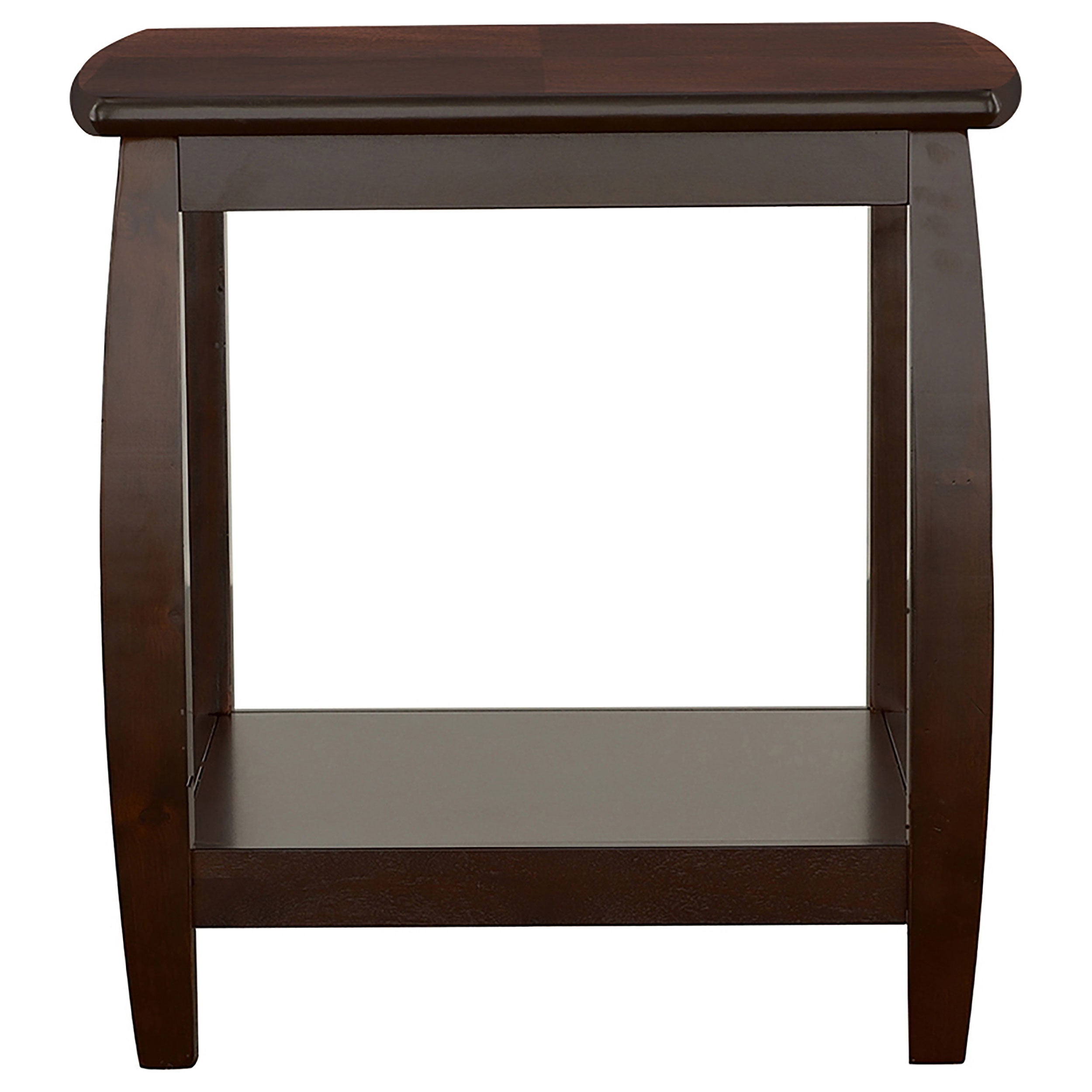 Dixon 1-shelf Rectangular Wood Side Table Cappuccino