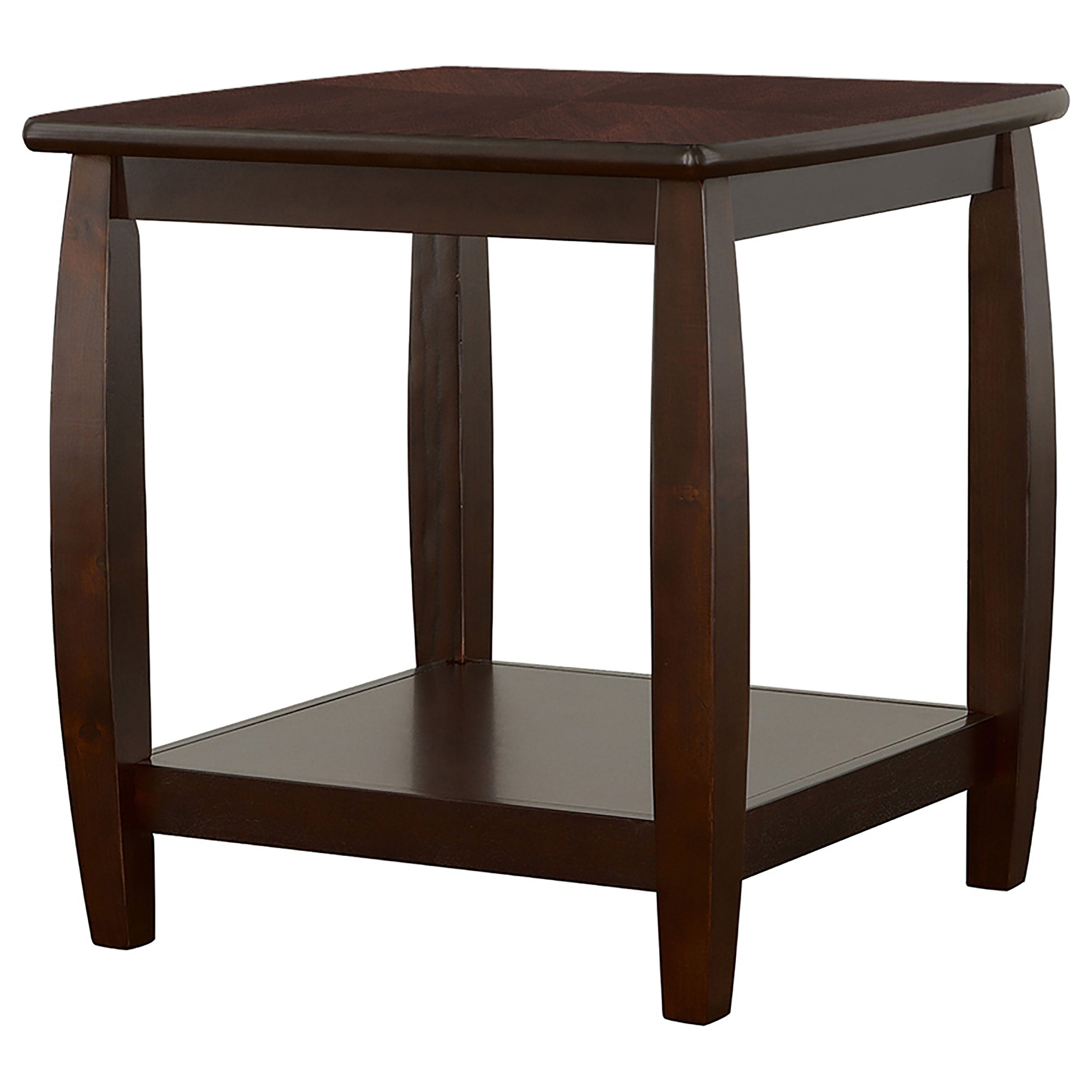 Dixon 1-shelf Rectangular Wood Side Table Cappuccino