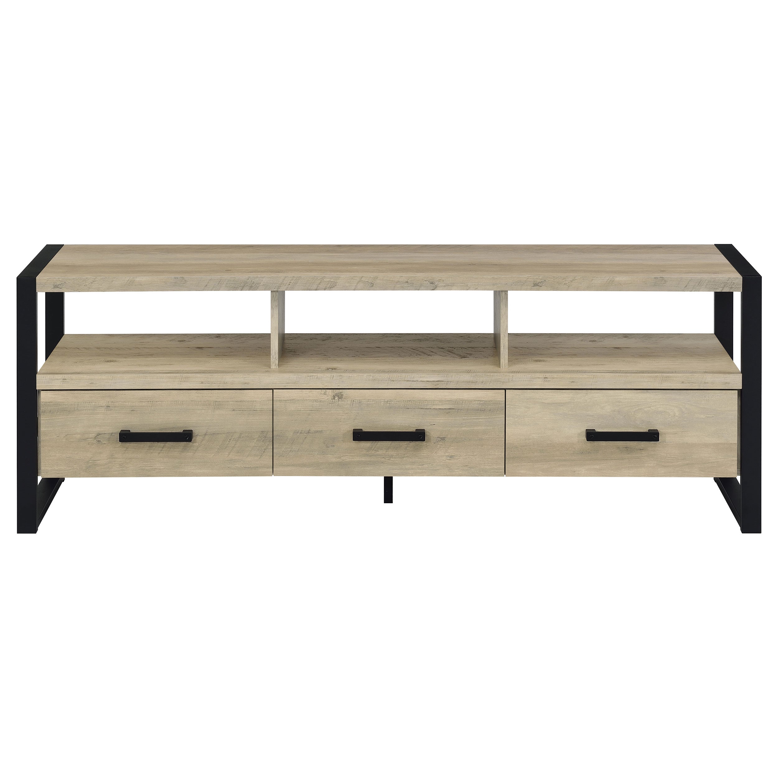 James 2-drawer Engineered Wood 48-inch TV Stand Dark Pine