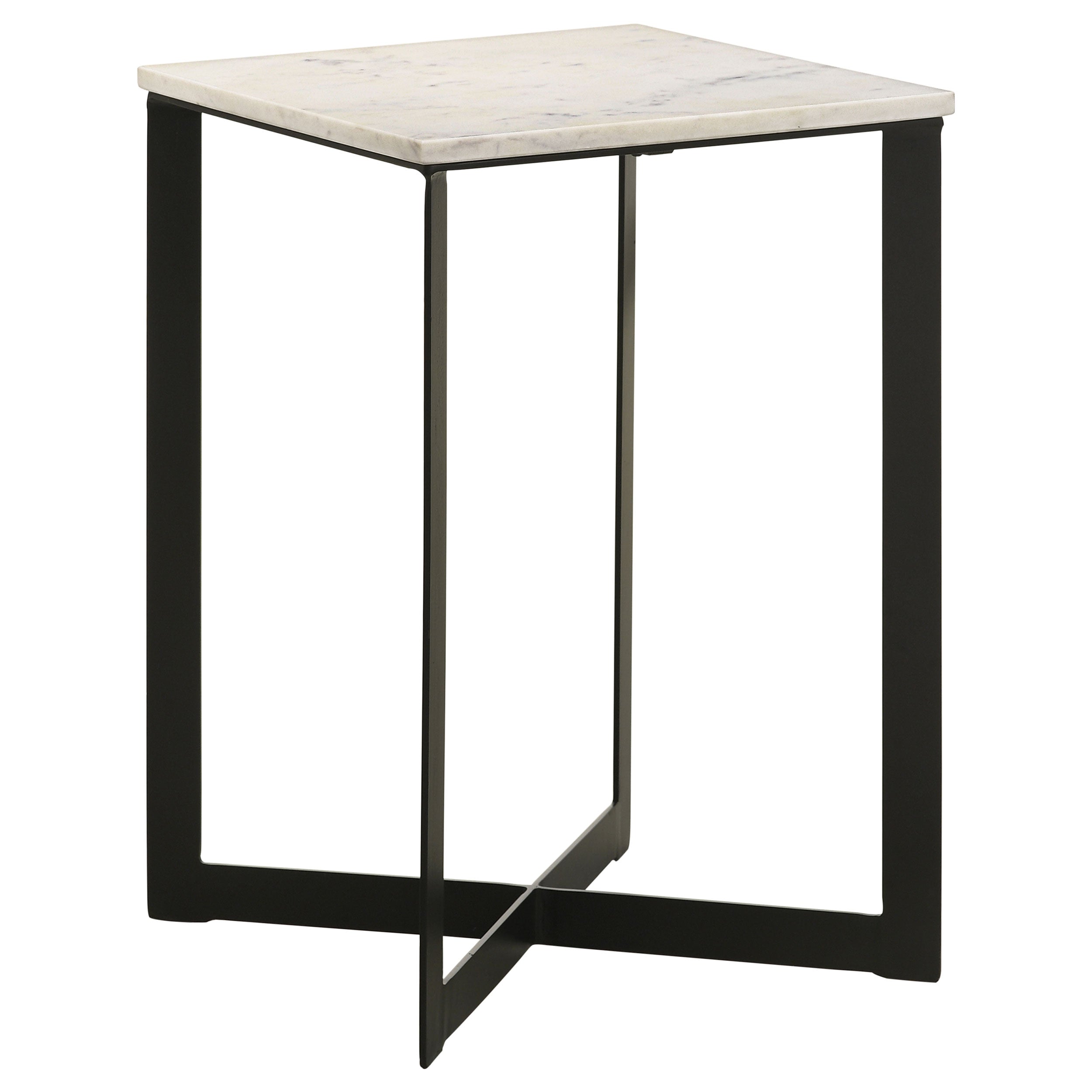 Tobin  Marble Top Coffee and End Table Set White
