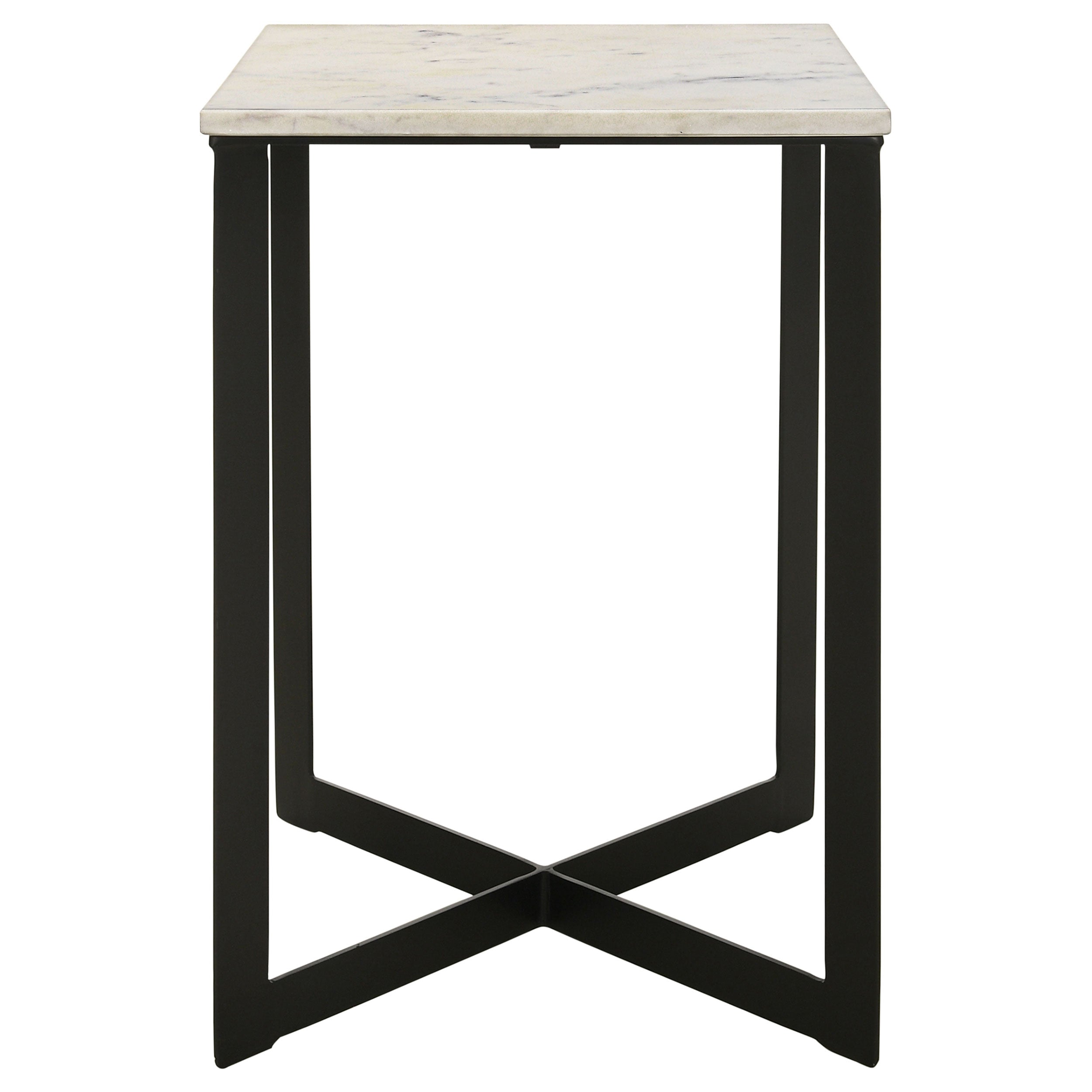 Tobin  Marble Top Coffee and End Table Set White
