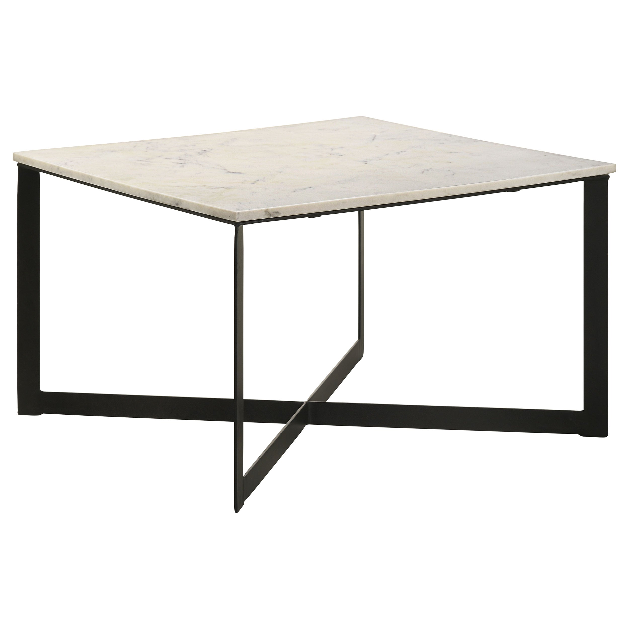 Tobin  Marble Top Coffee and End Table Set White