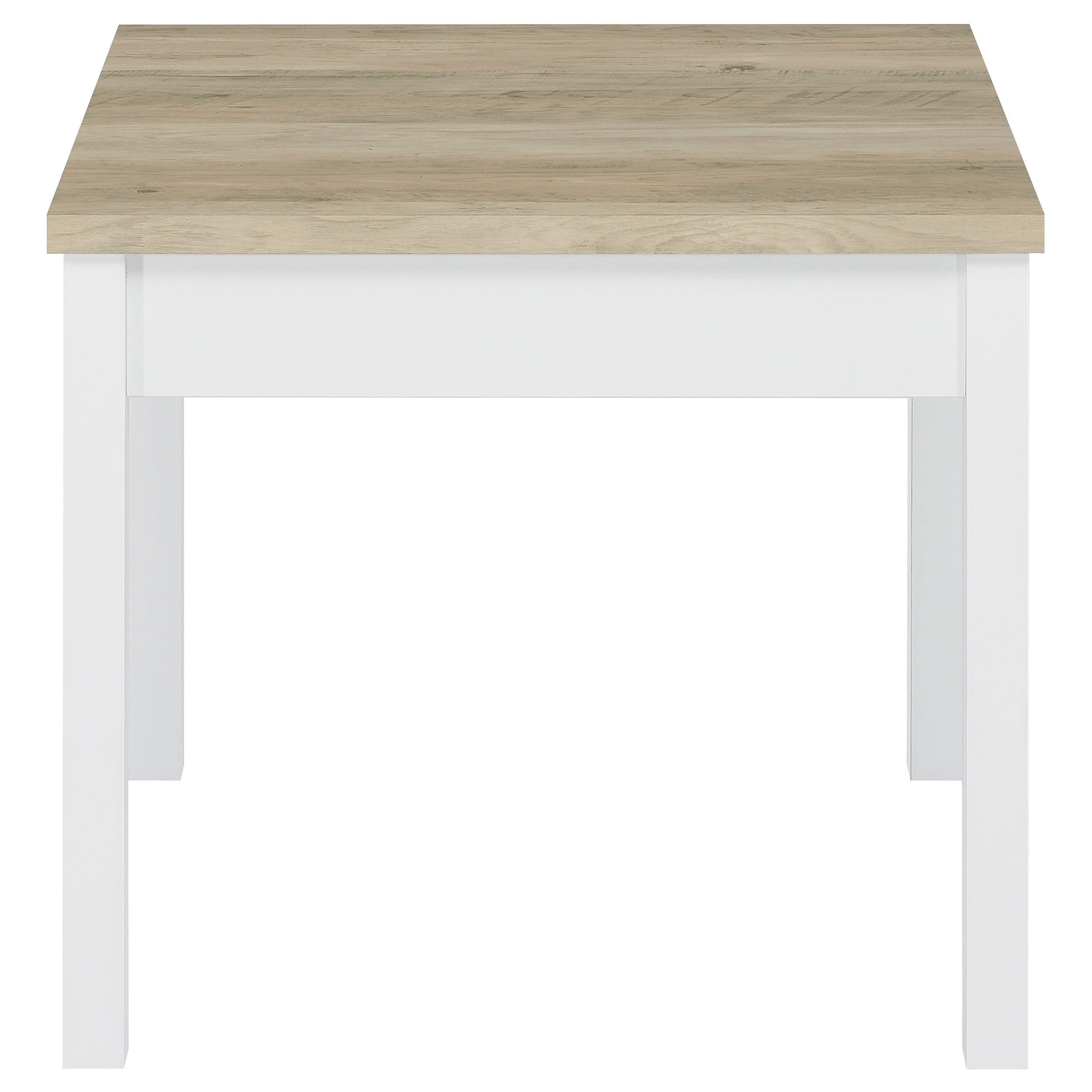 Stacie  Coffee Table Set Distressed Pine and White