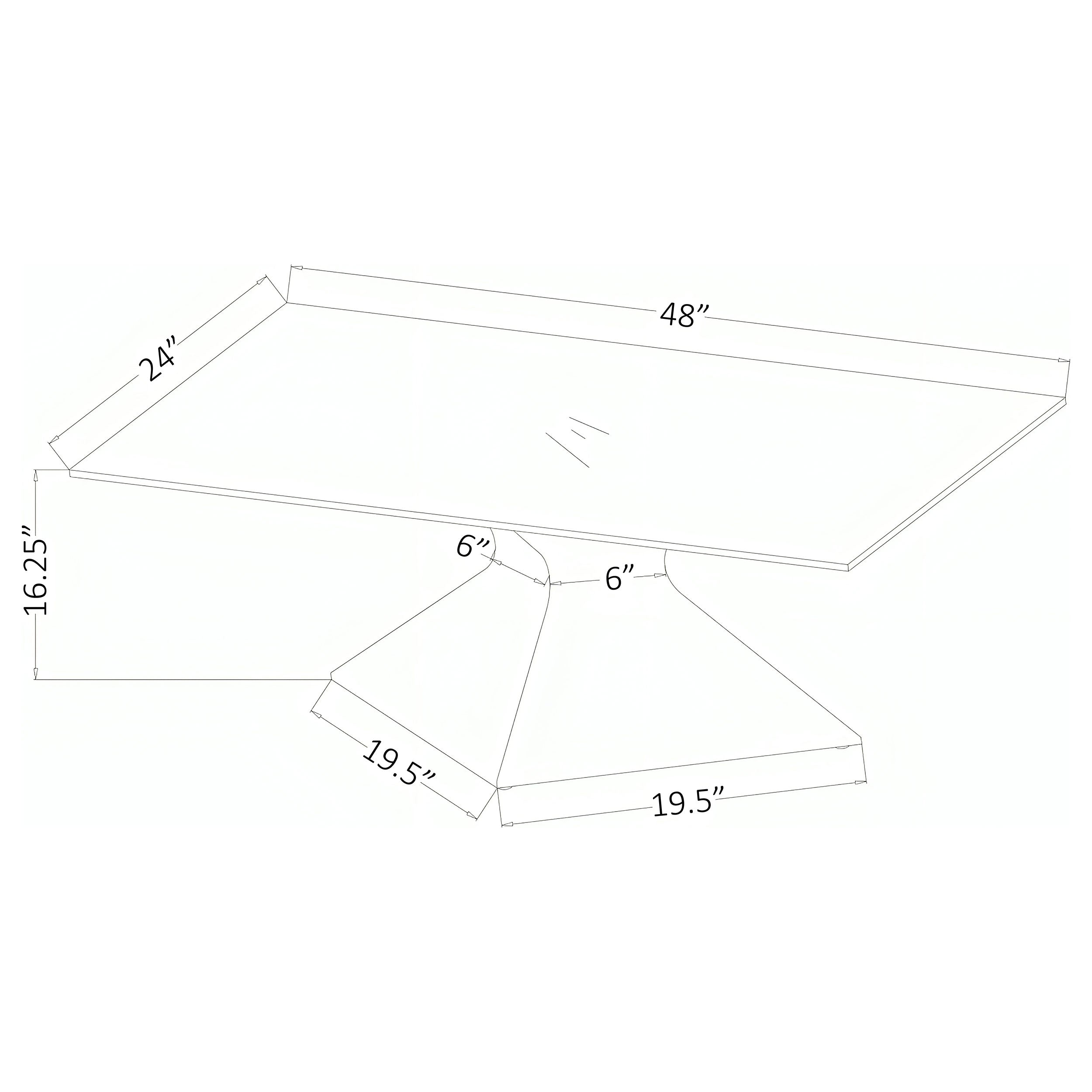 Jenny  Rectangular Coffee and End Table Set Chrome