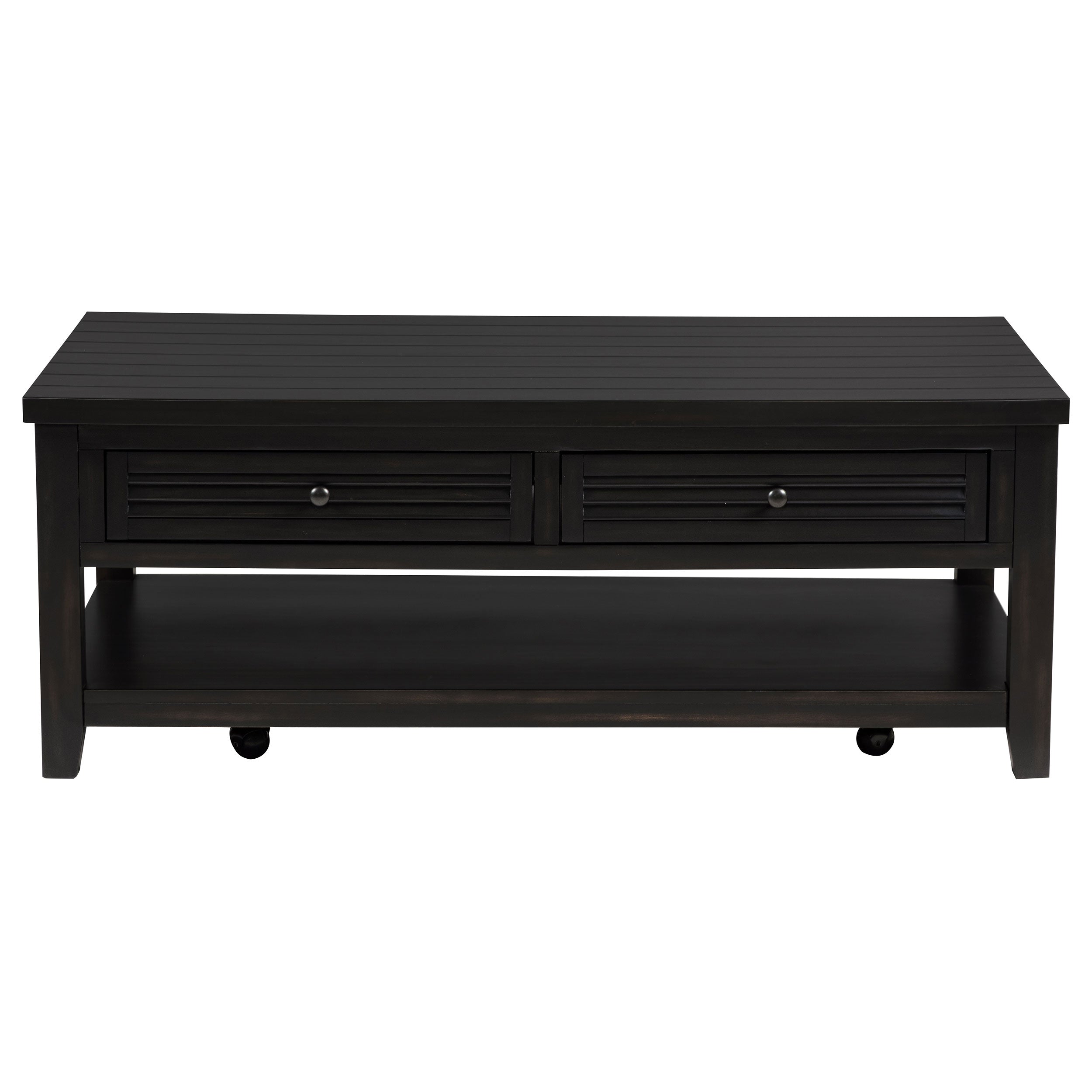Concord  Coffee and End Table Set Distressed Java