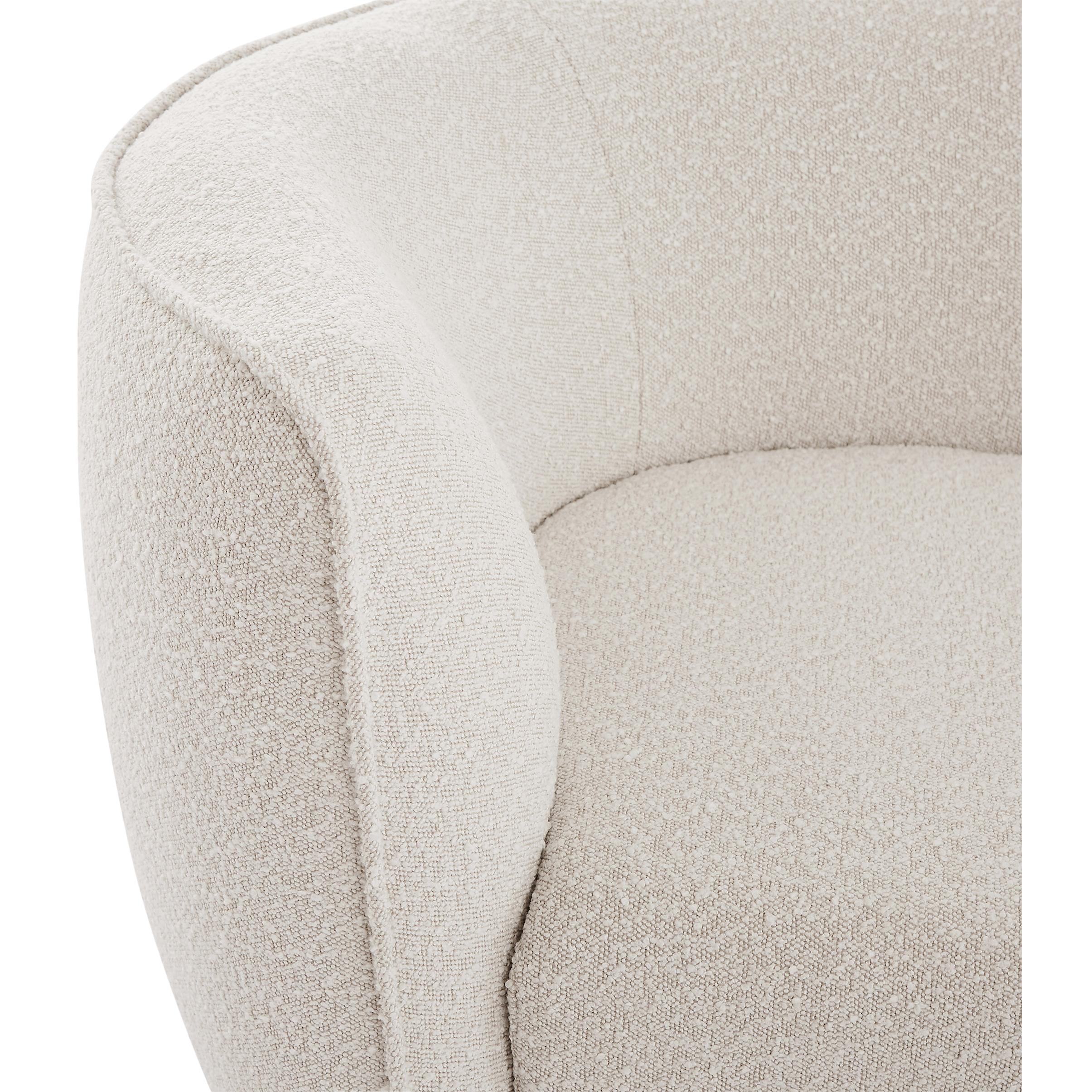 Meridian Hilton Cream Fabric Chaise