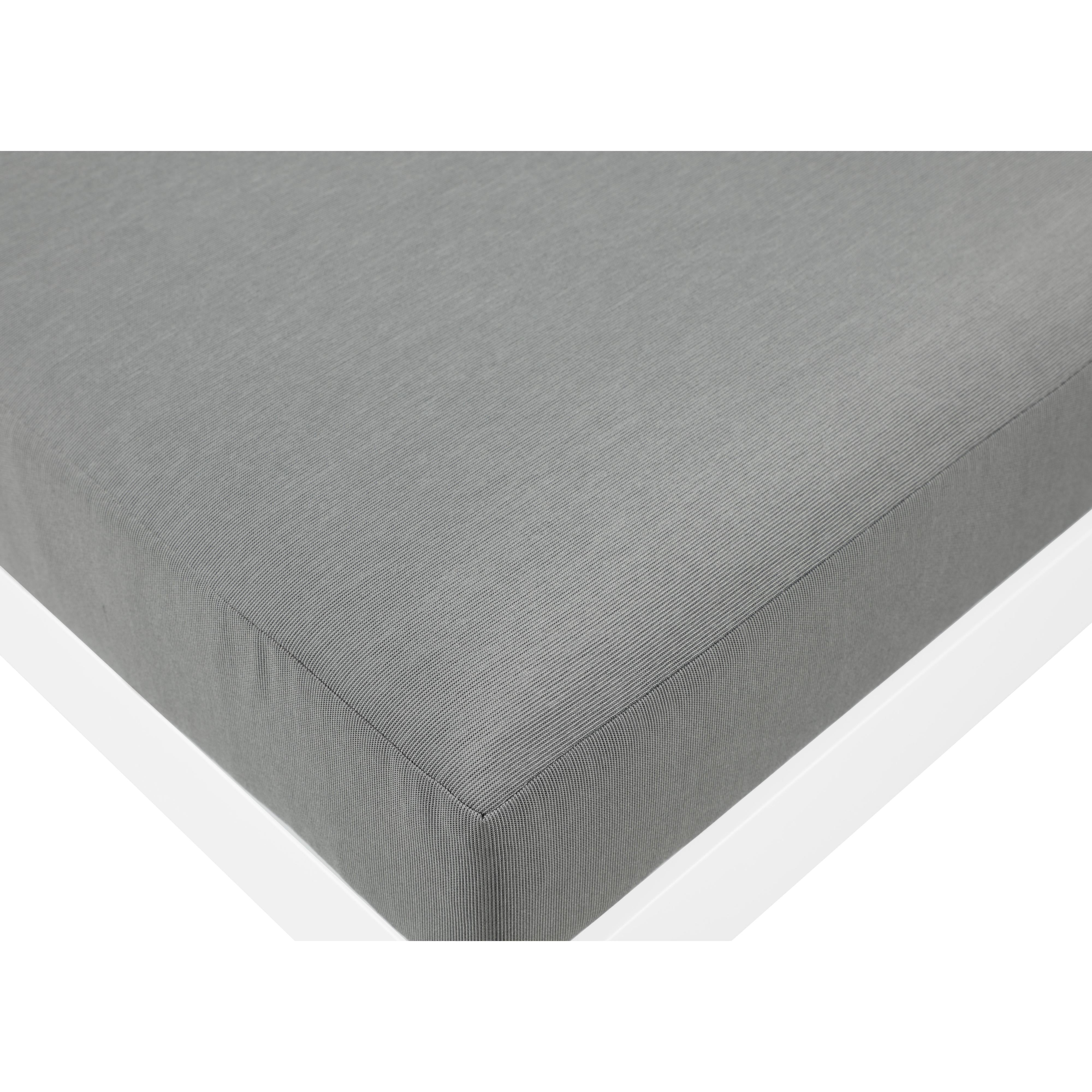 Meridian Nizuc Grey Water Resistant Fabric Outdoor Patio Modular Sofa