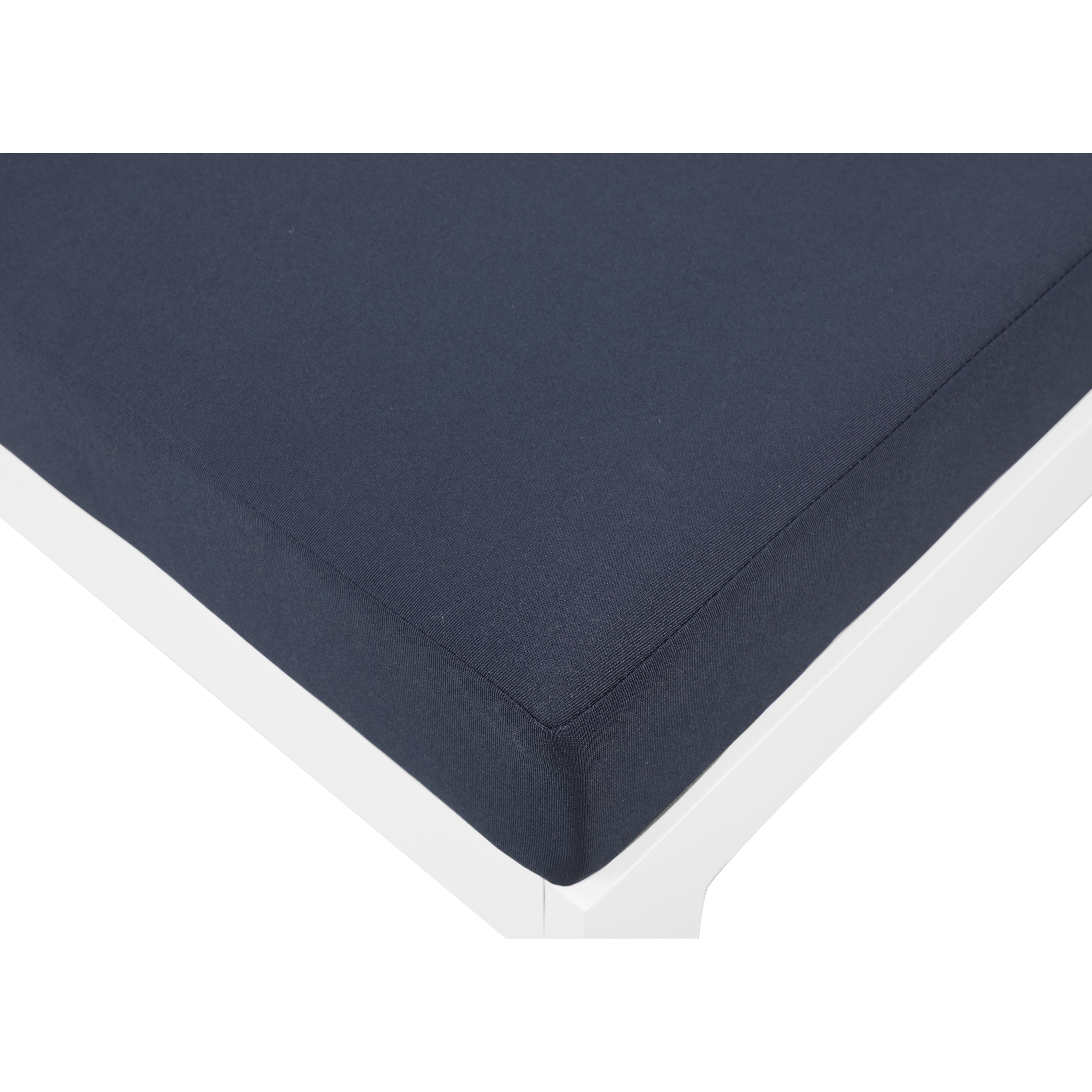 Meridian Nizuc Navy Water Resistant Fabric Outdoor Patio Modular Sectional