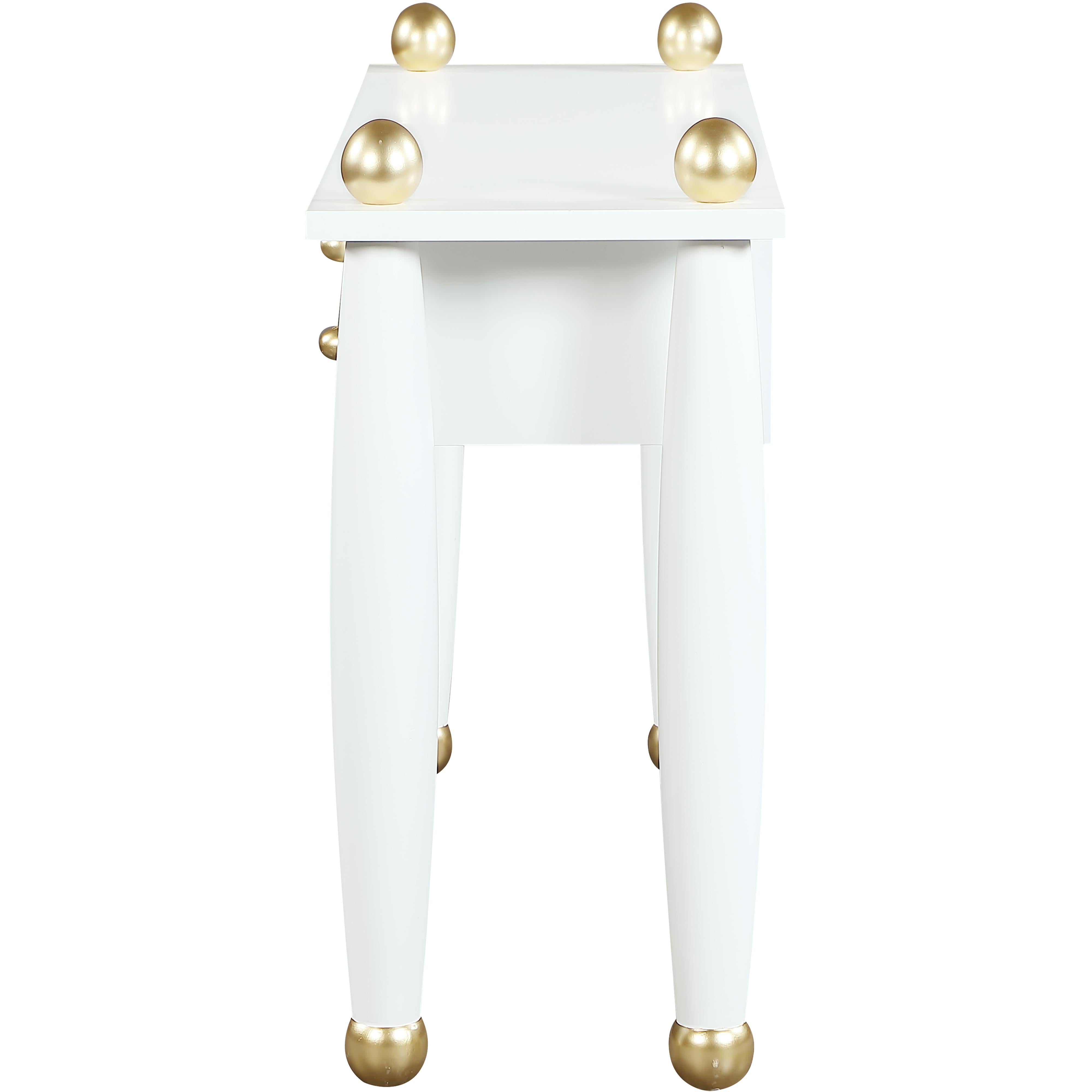 Meridian Etro White / Gold Desk/Console