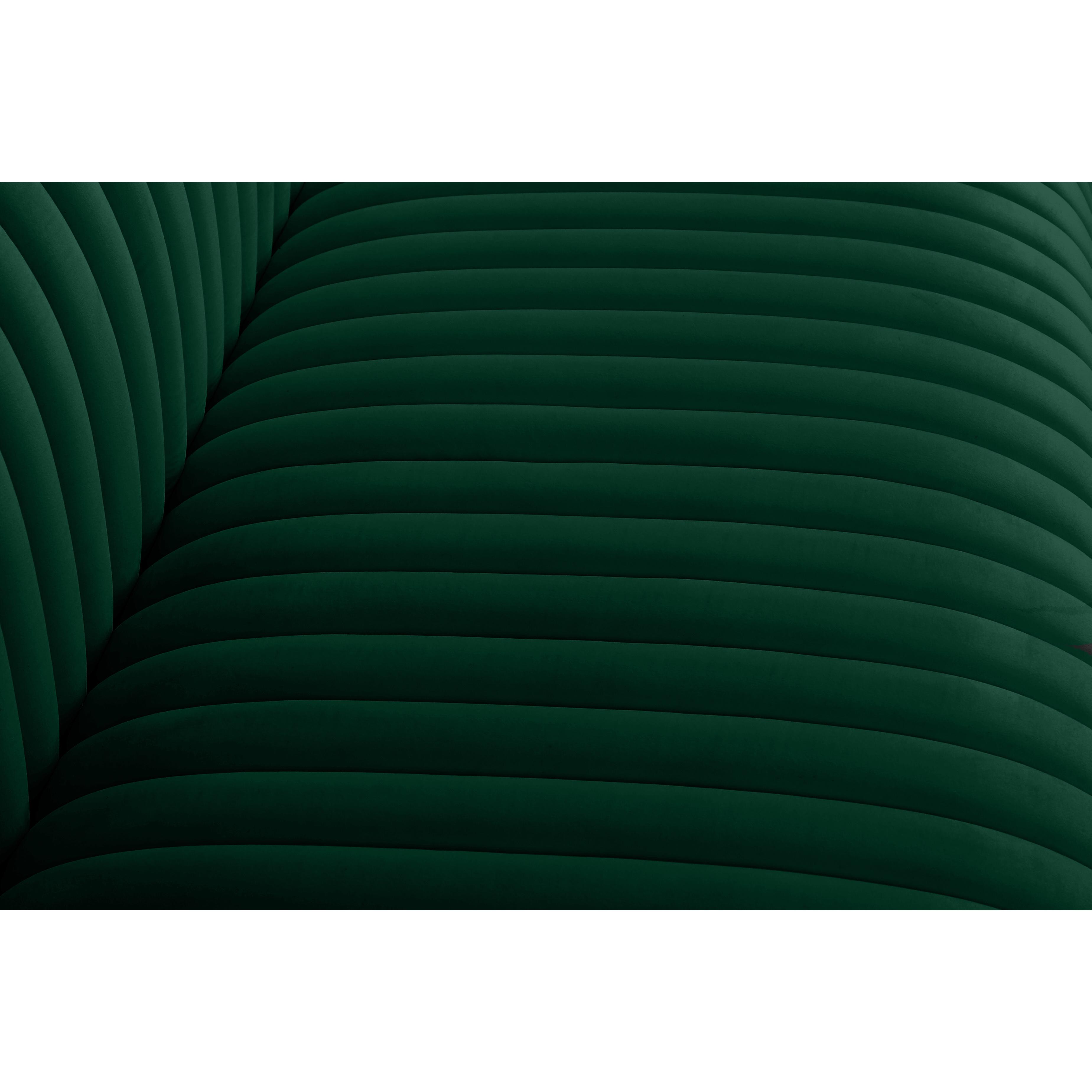Meridian Ravish Green Velvet Chair