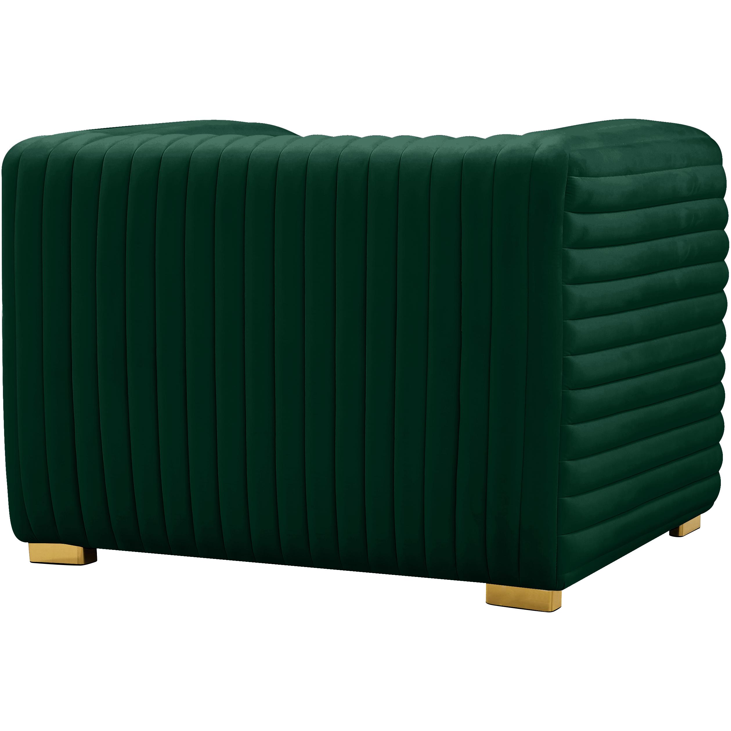 Meridian Ravish Green Velvet Chair