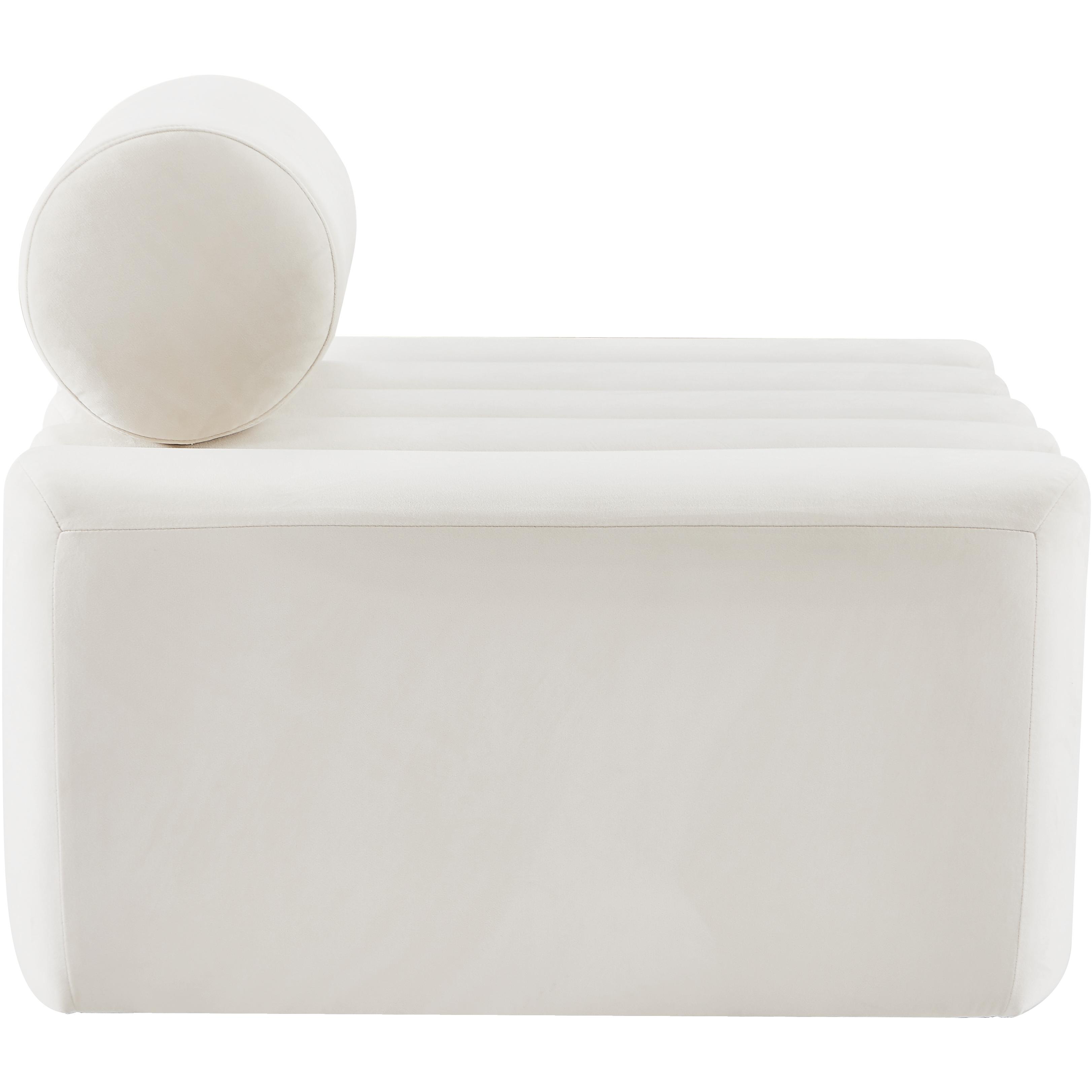 Meridian Melody Cream Velvet Chair