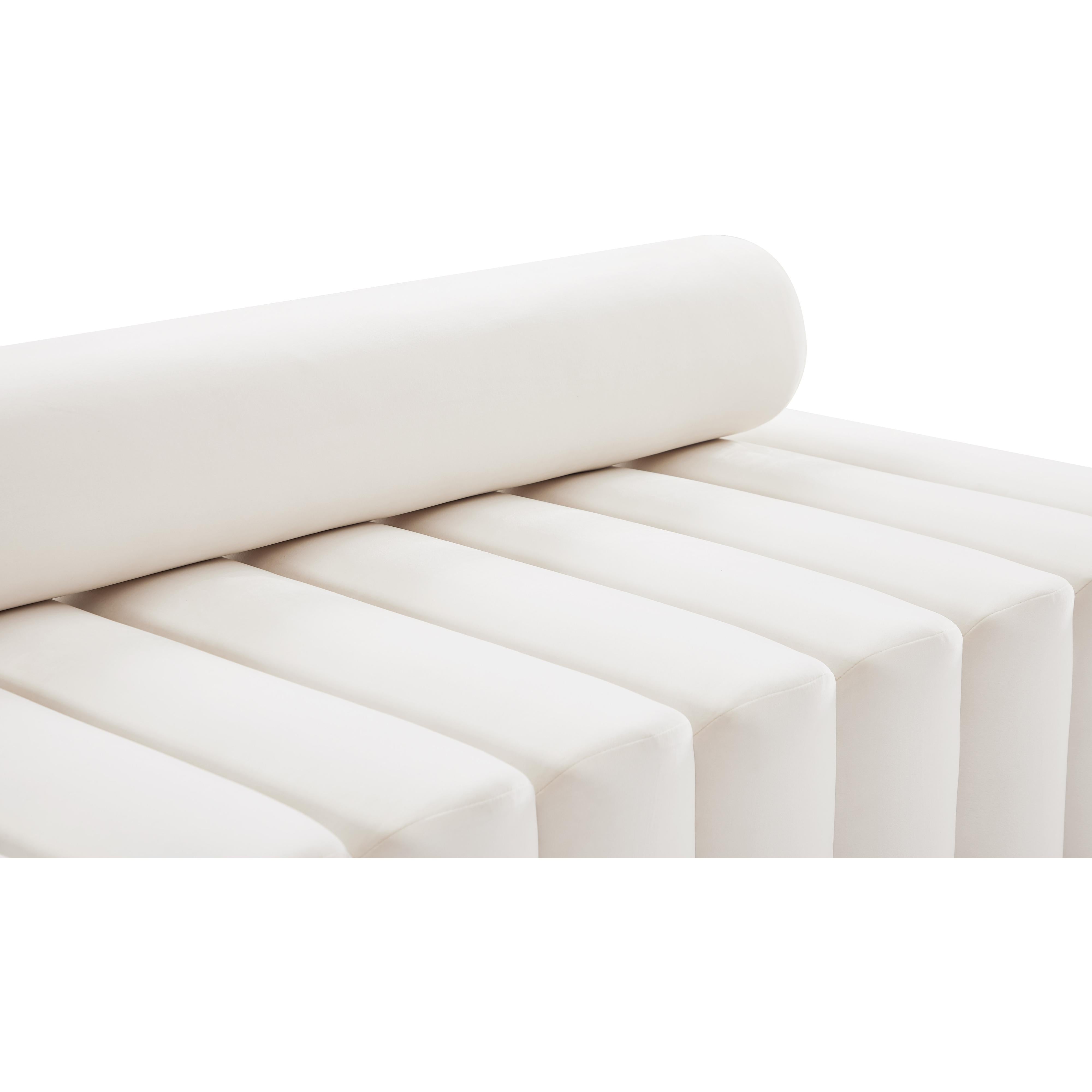 Meridian Melody Cream Velvet Chair