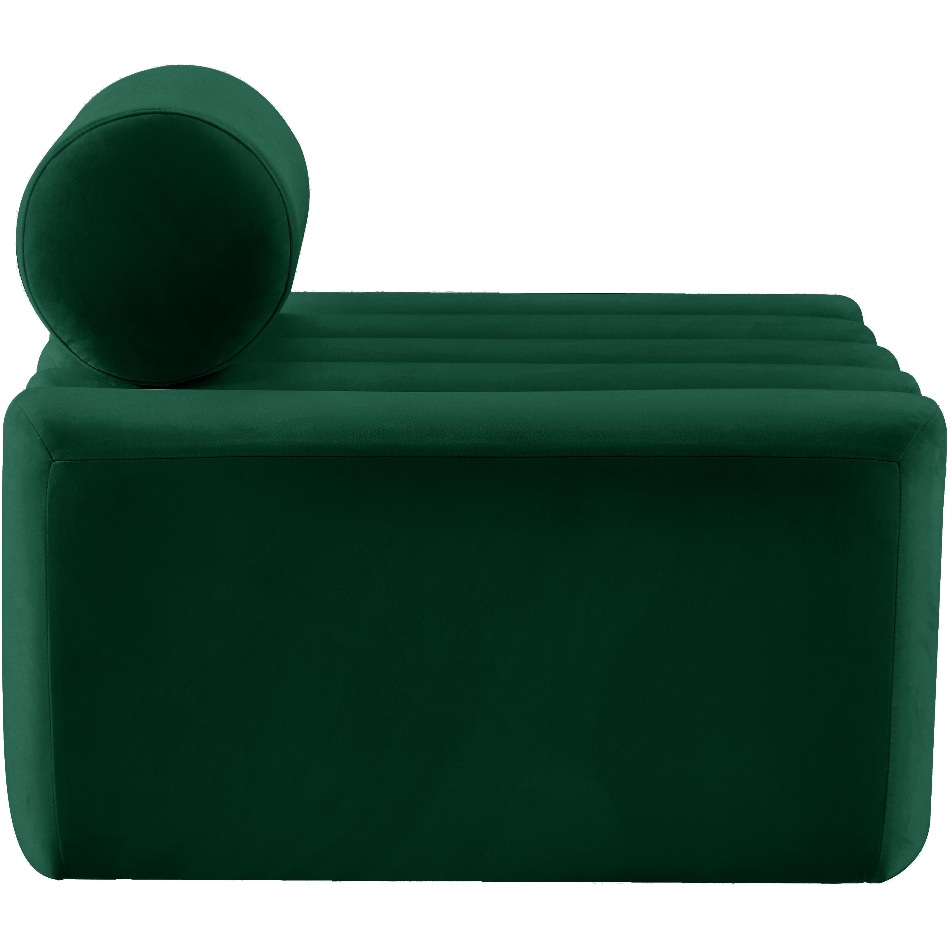 Meridian Melody Green Velvet Chair