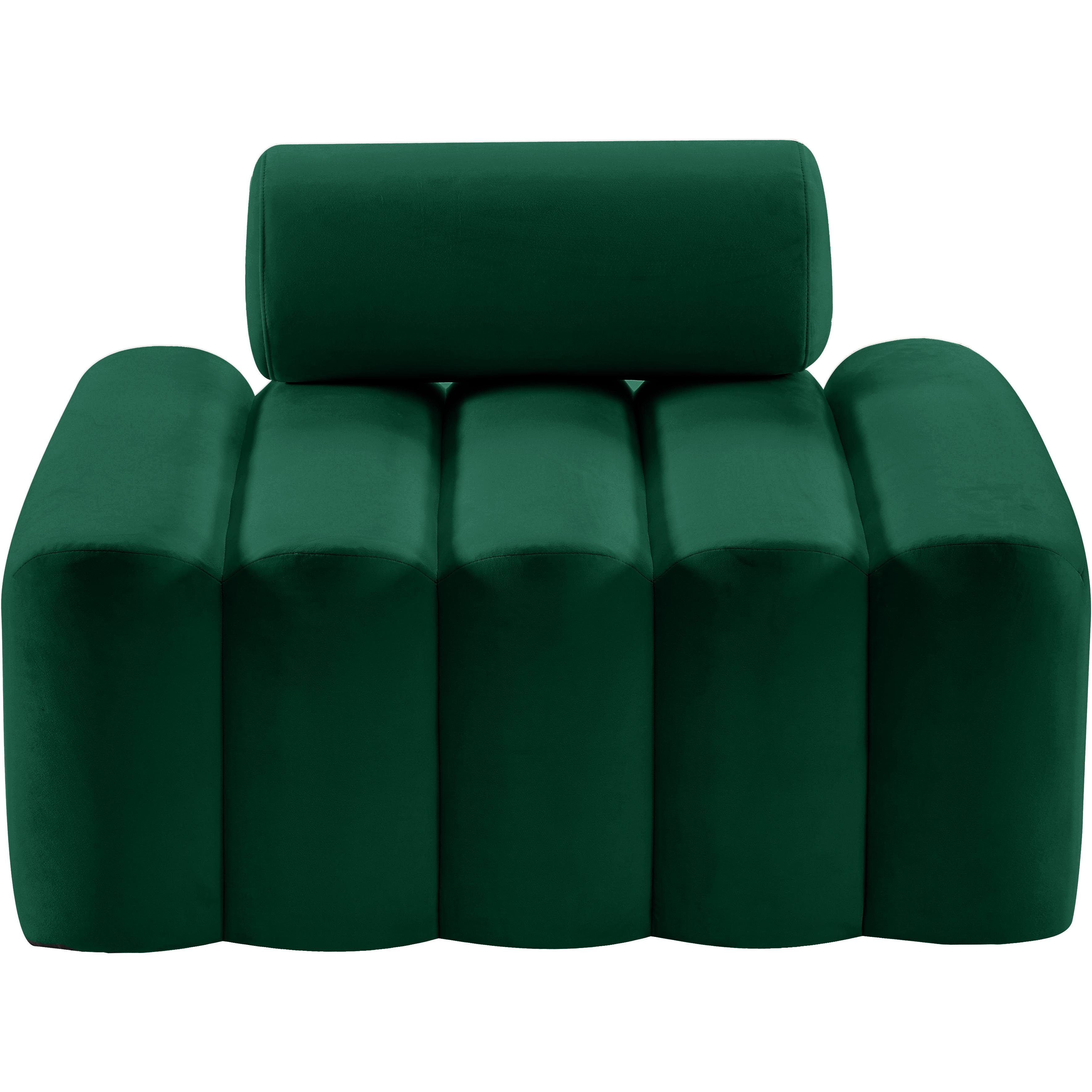 Meridian Melody Green Velvet Chair