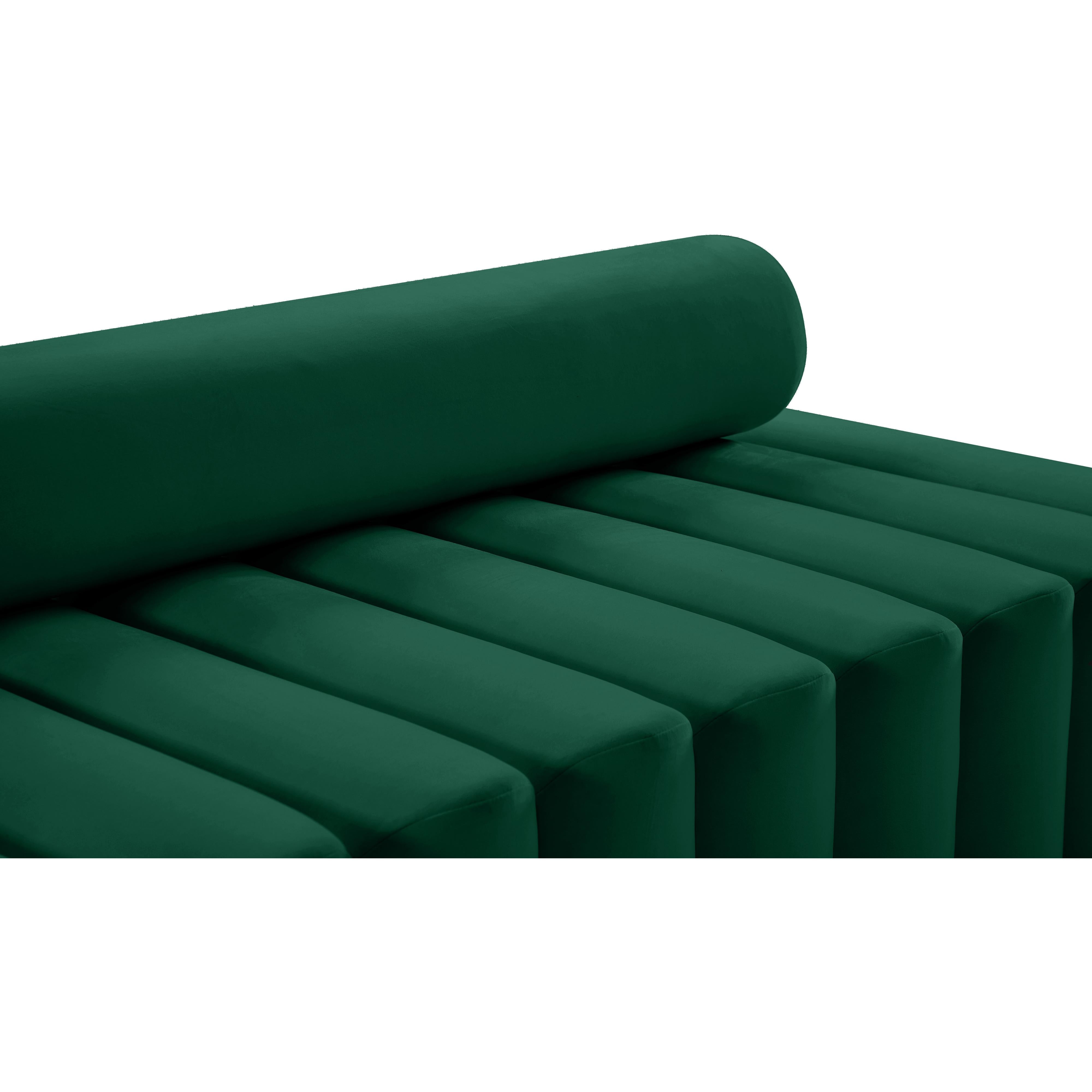 Meridian Melody Green Velvet Chair