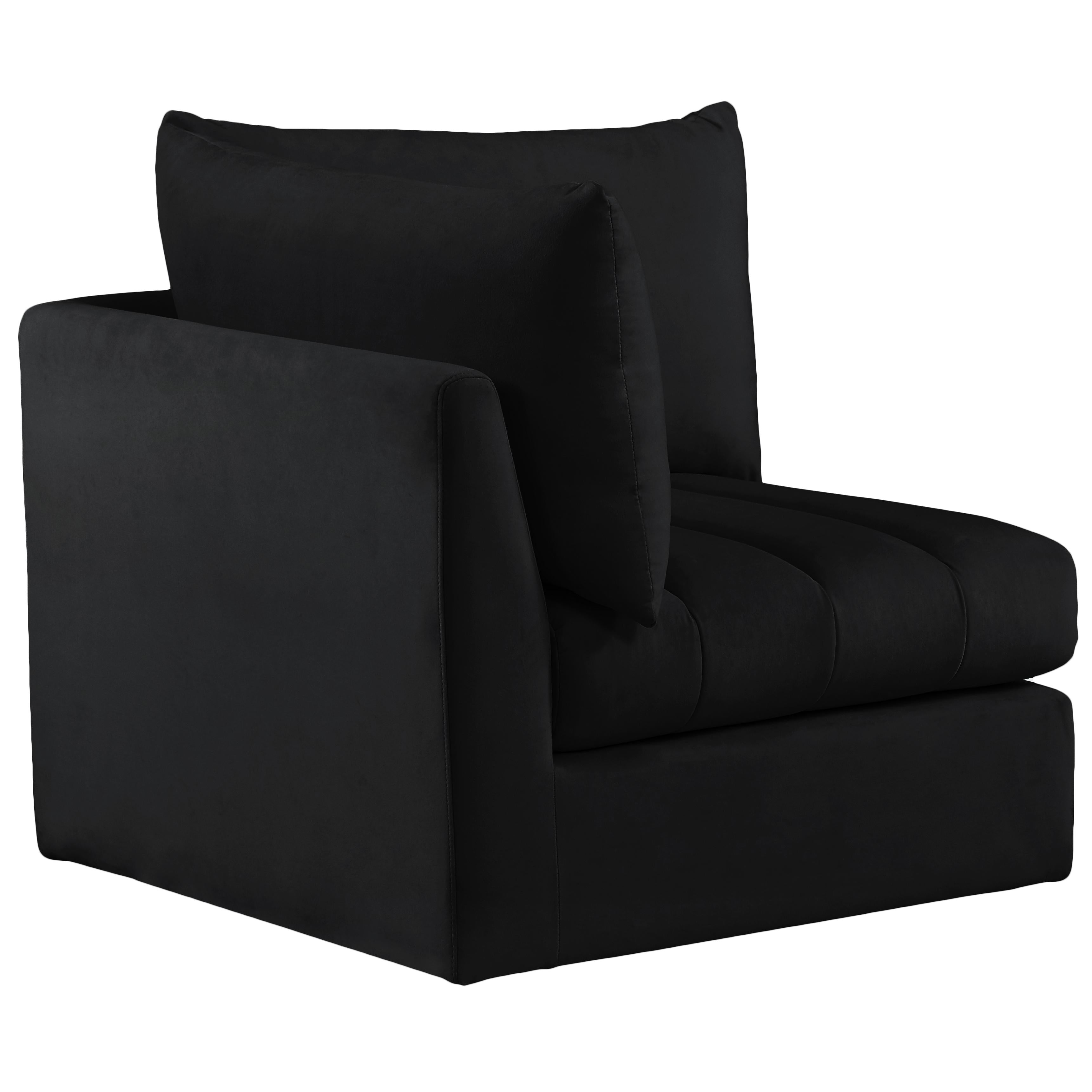 Meridian Jacob Black Velvet Corner