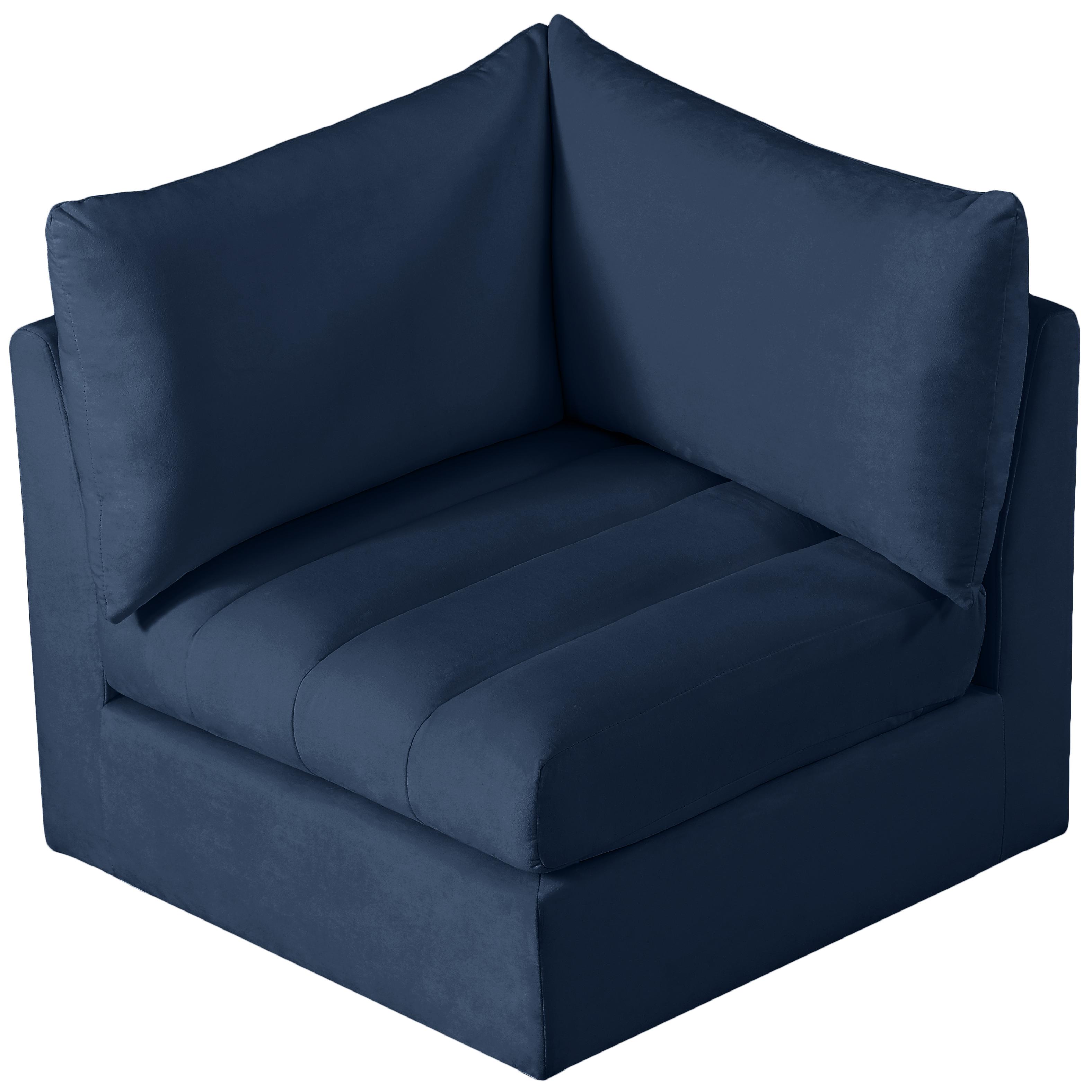 Meridian Jacob Navy Velvet Corner