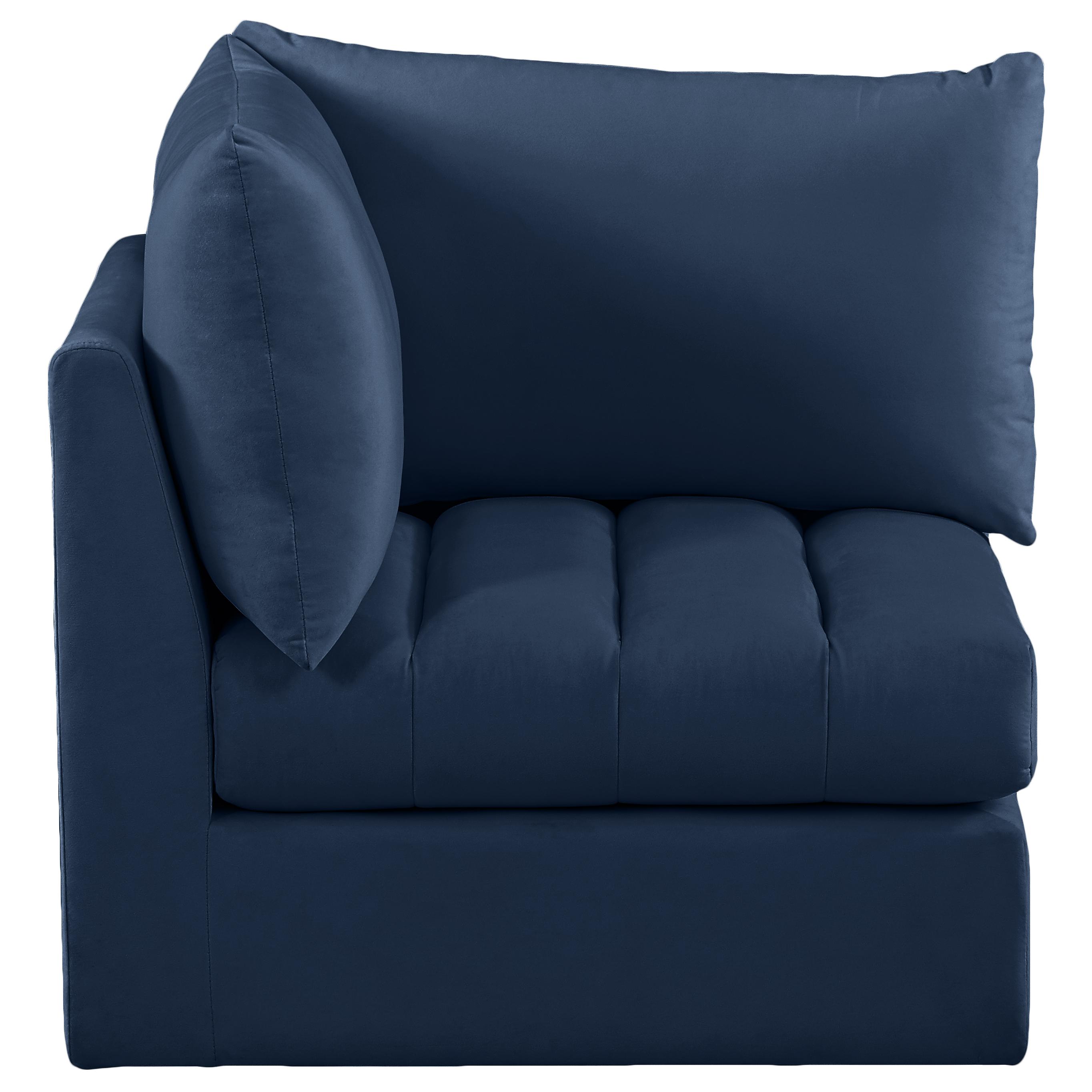 Meridian Jacob Navy Velvet Corner
