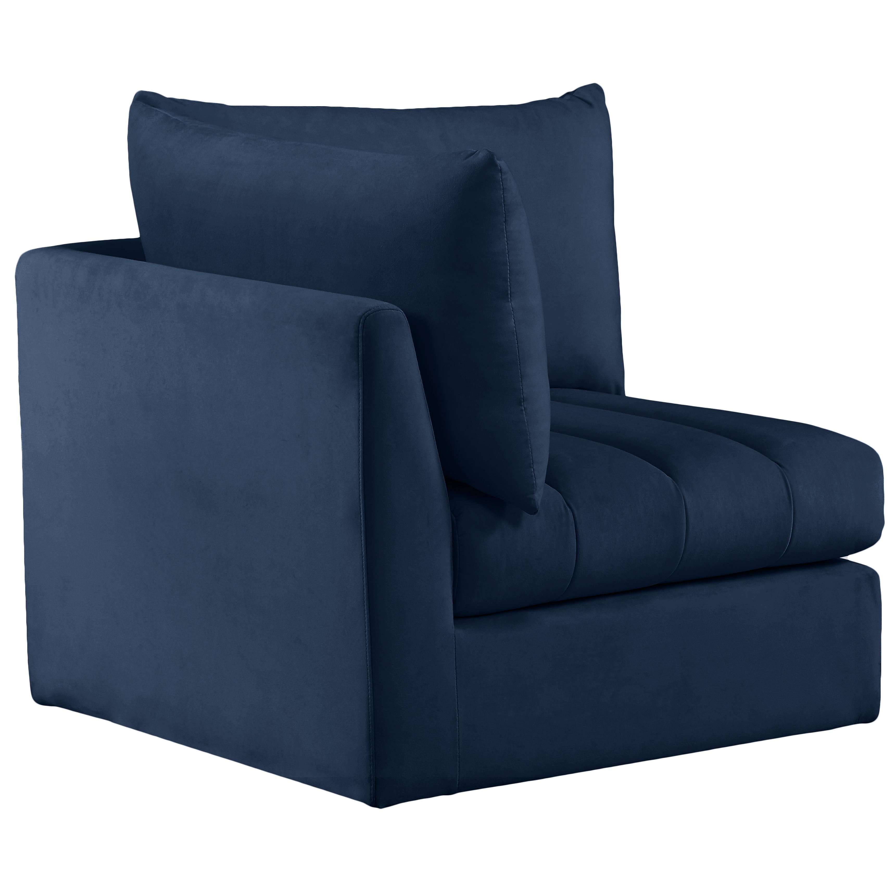 Meridian Jacob Navy Velvet Corner