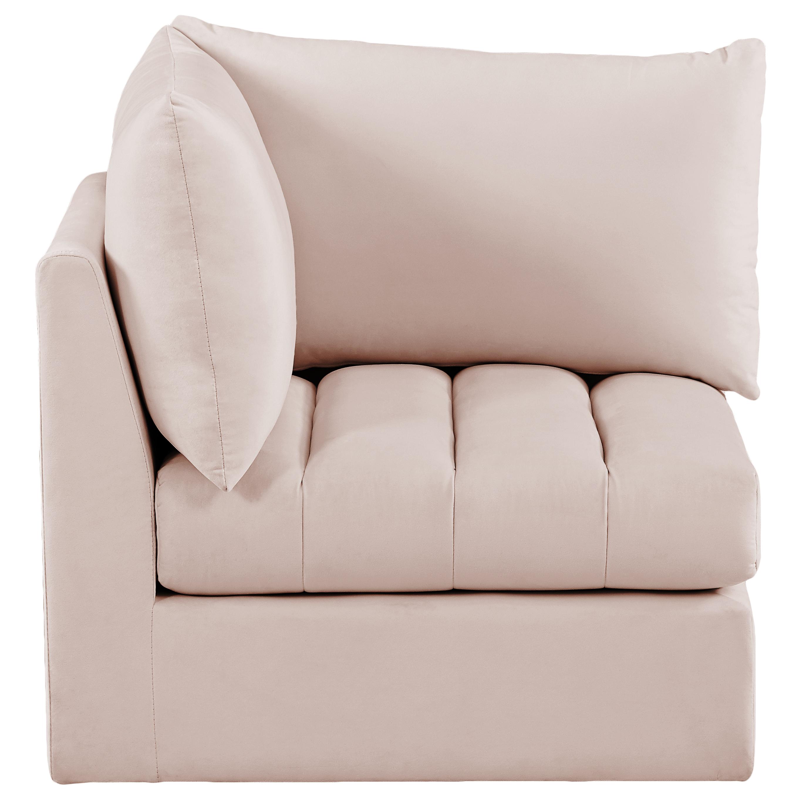 Meridian Jacob Pink Velvet Corner
