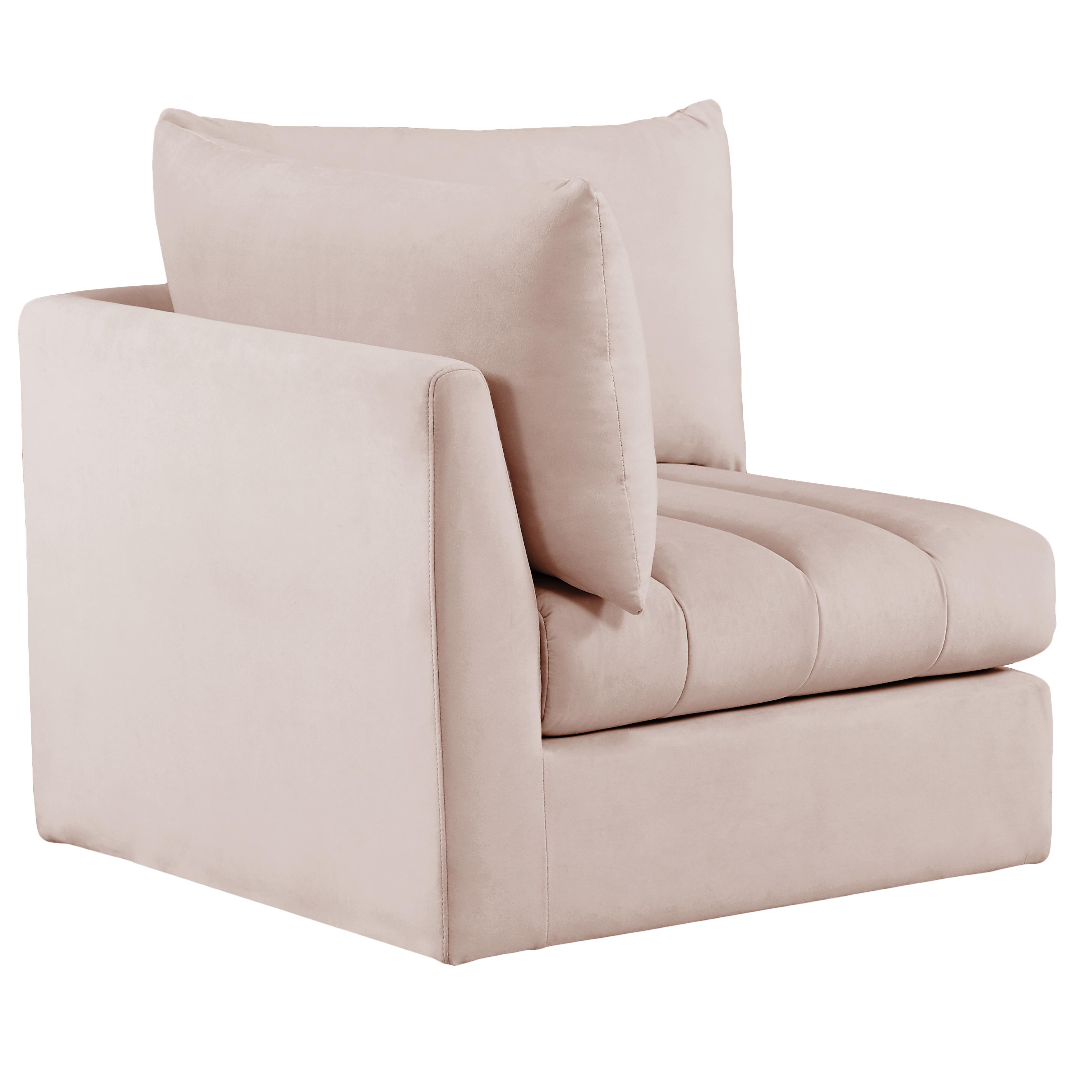 Meridian Jacob Pink Velvet Corner