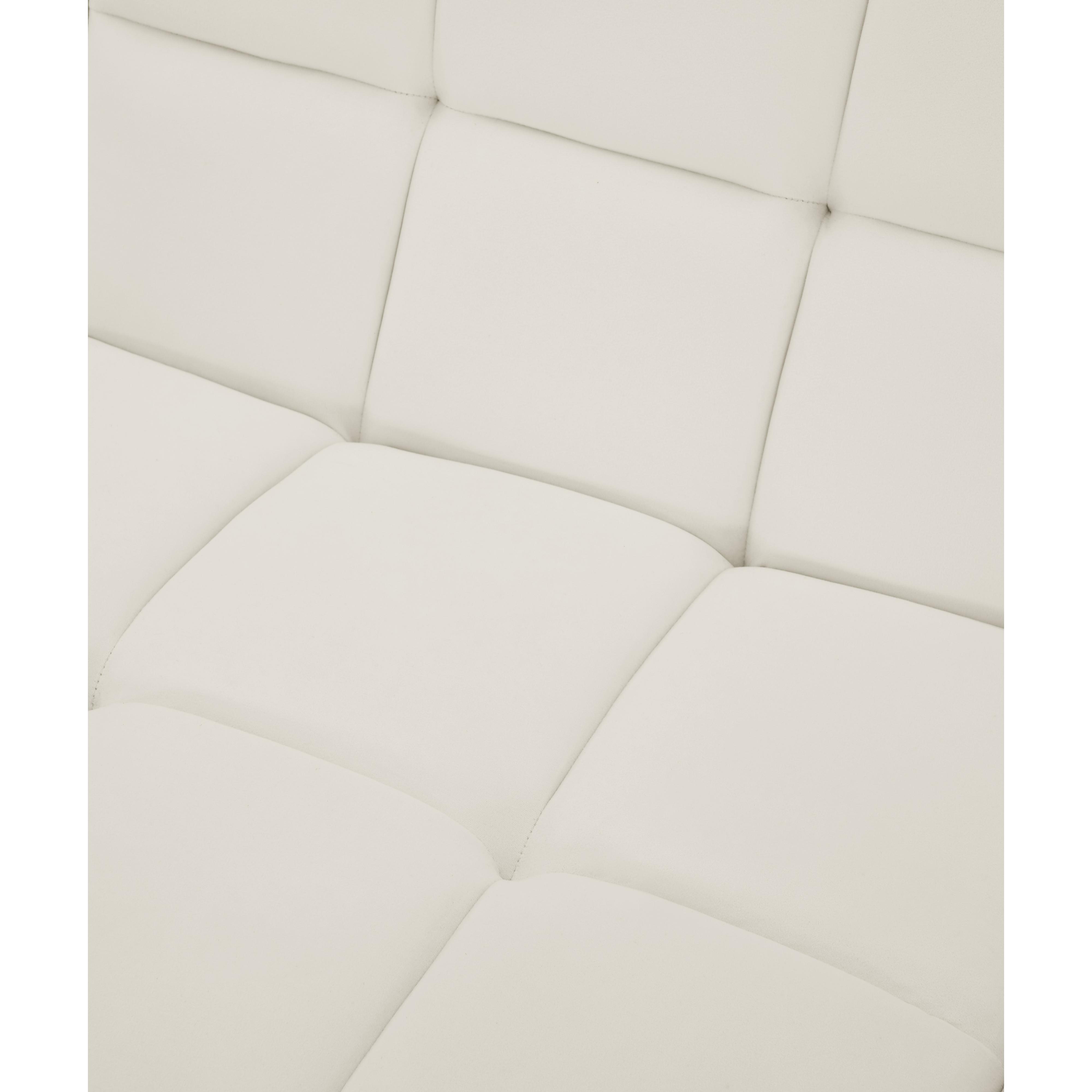 Meridian Relax Cream Velvet Armless Chair