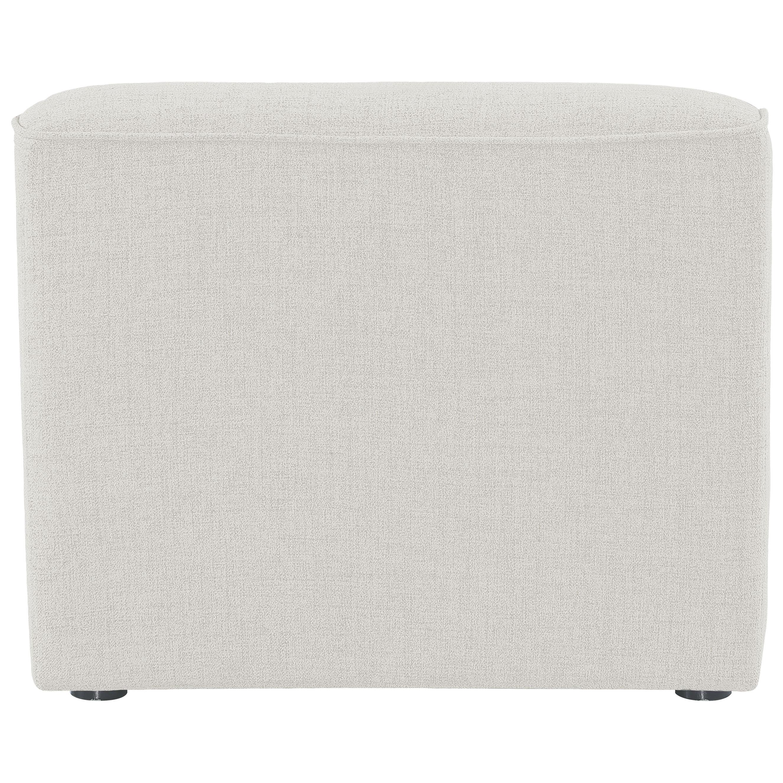 Meridian Miramar Cream Durable Linen Textured Armless