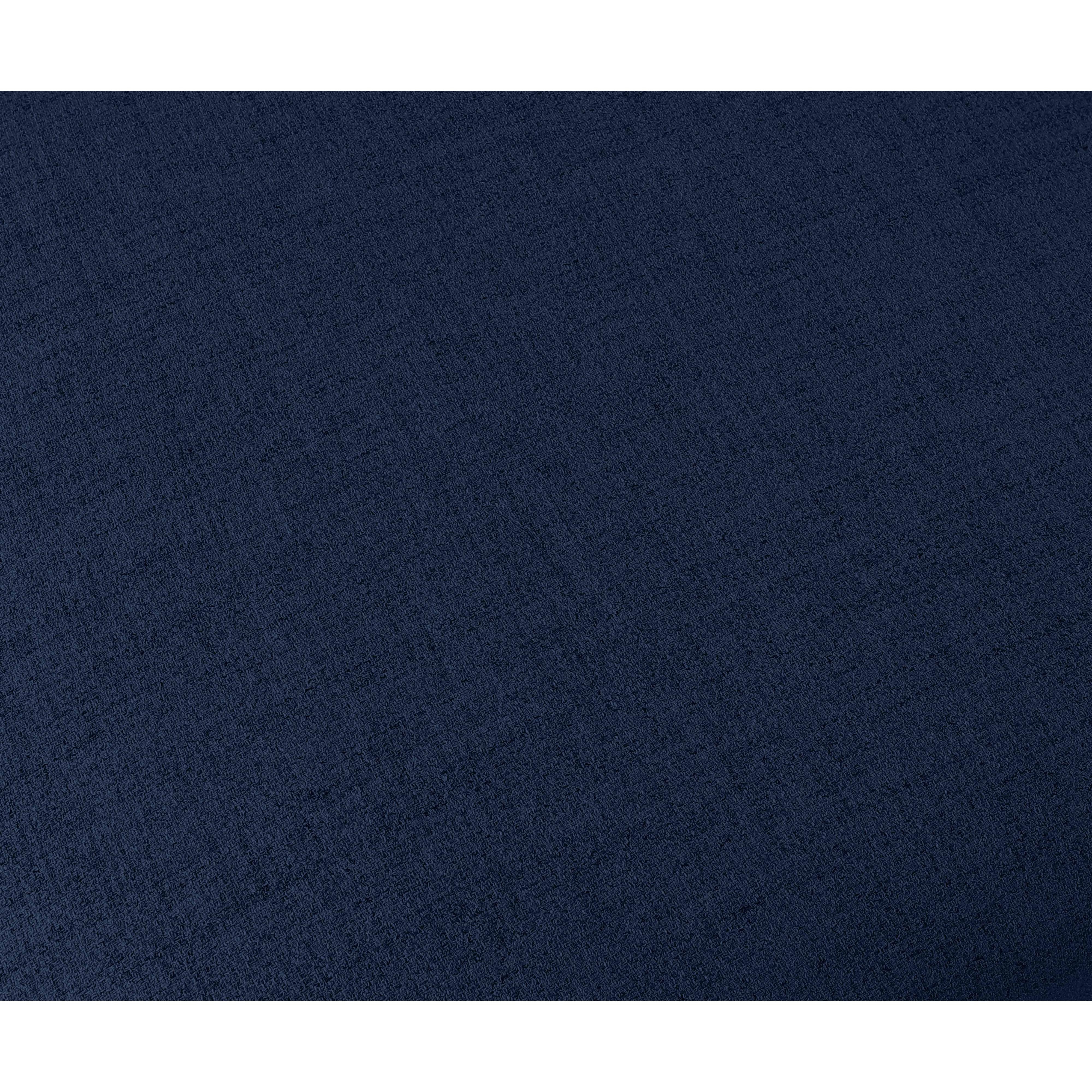 Meridian Miramar Navy Durable Linen Textured Corner