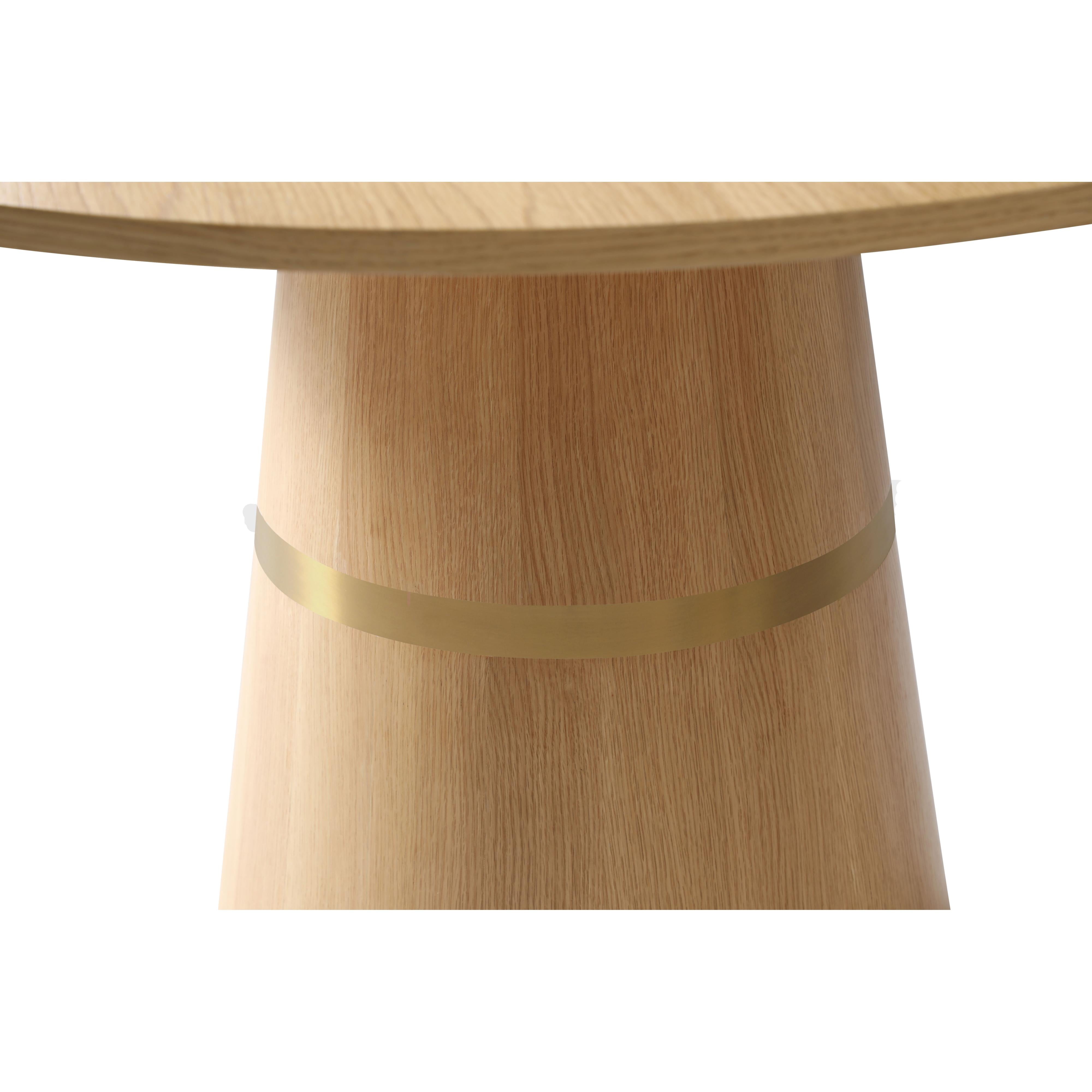 Meridian Hans White Oak Dining Table