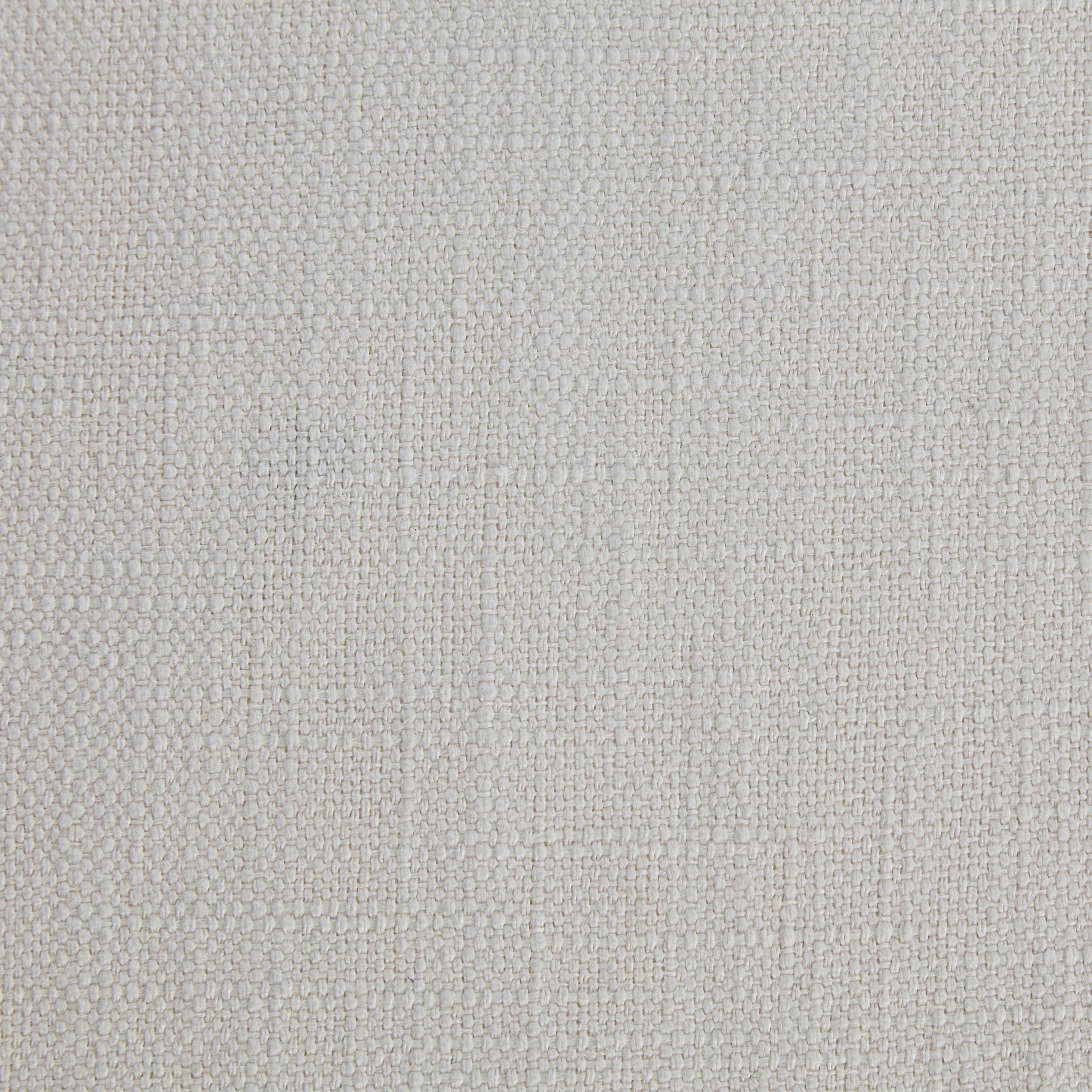 Meridian Brooke Cream Linen Textured Fabric King Bed