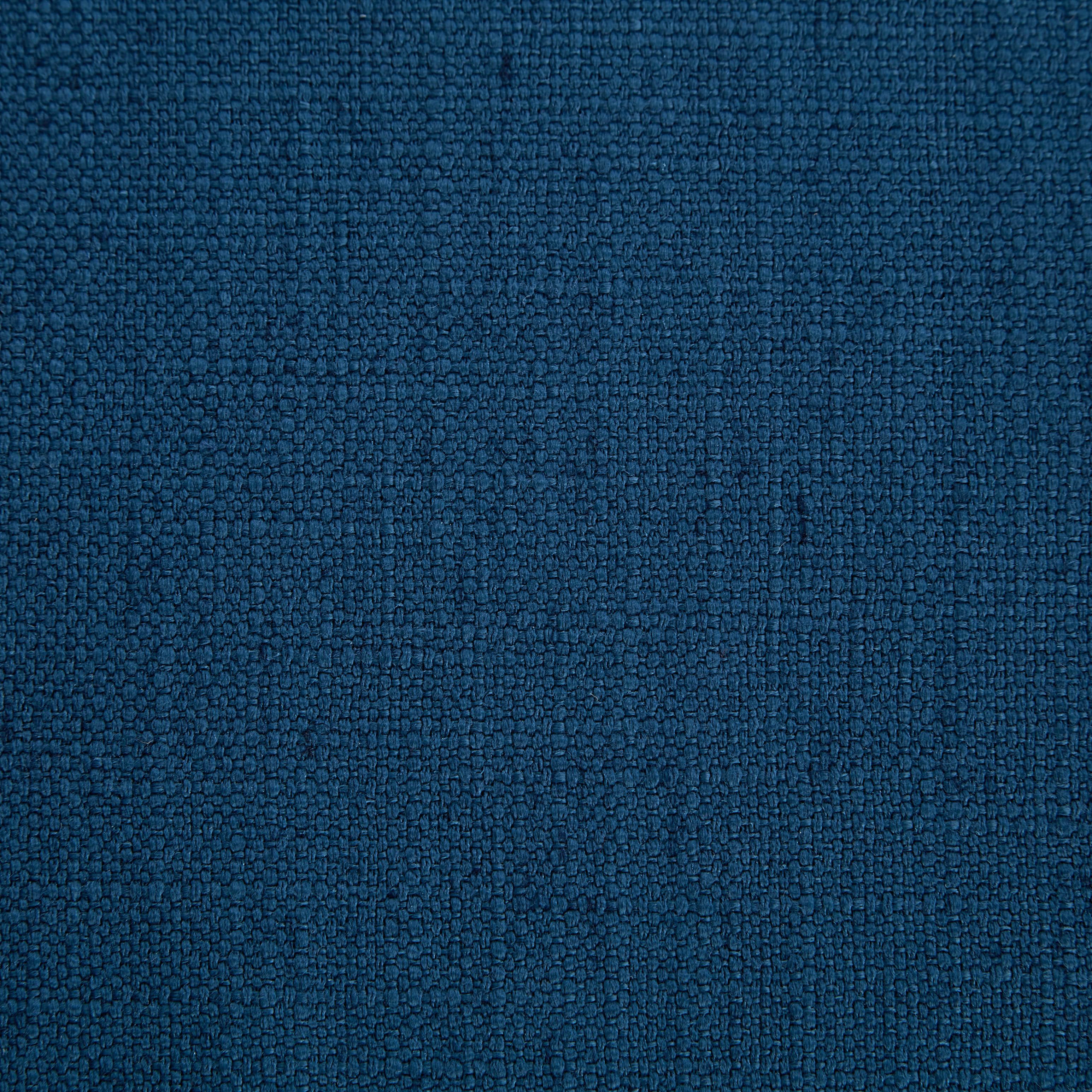Meridian Brooke Navy Linen Textured Fabric Queen Bed