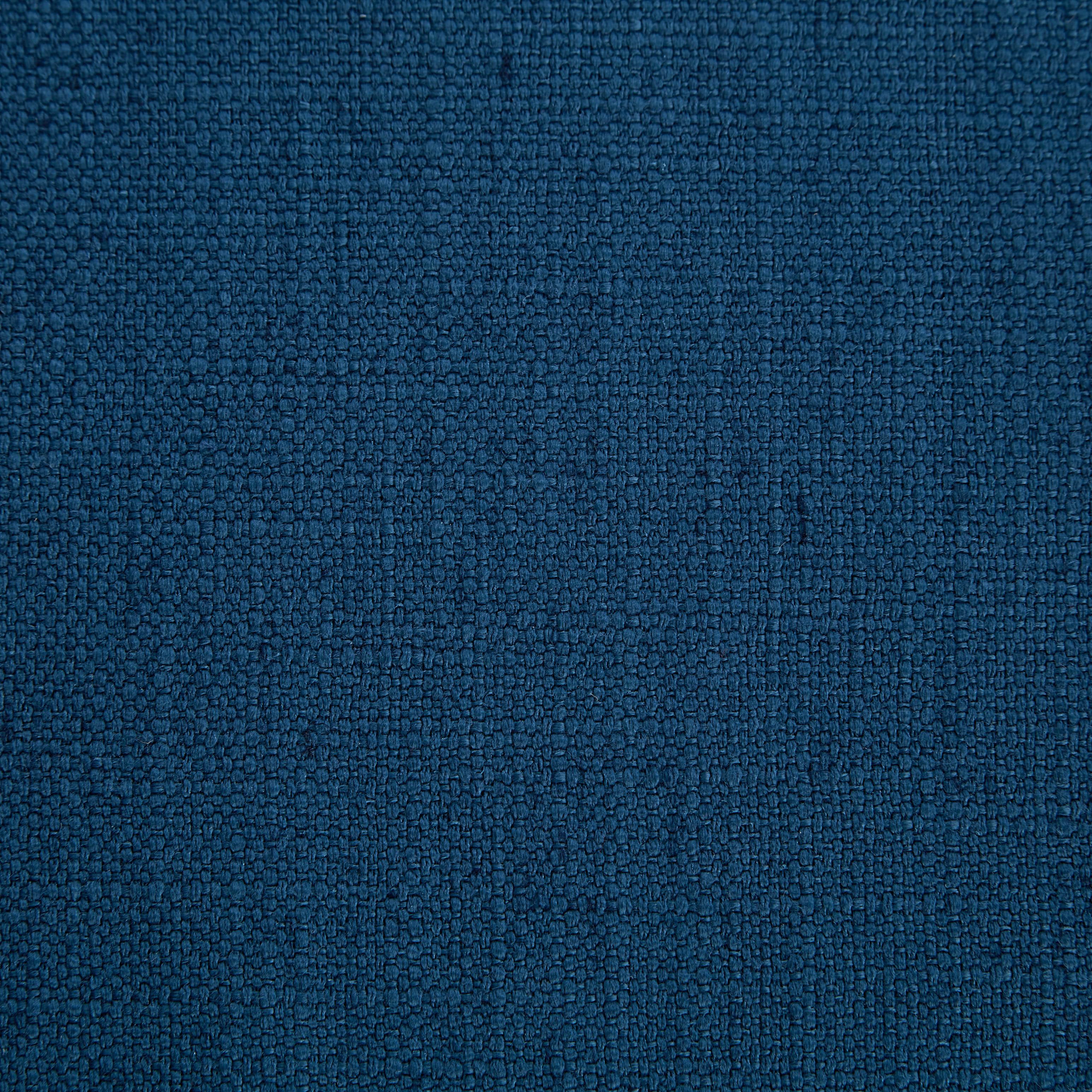 Meridian Felix Navy Linen Textured Fabric Queen Bed