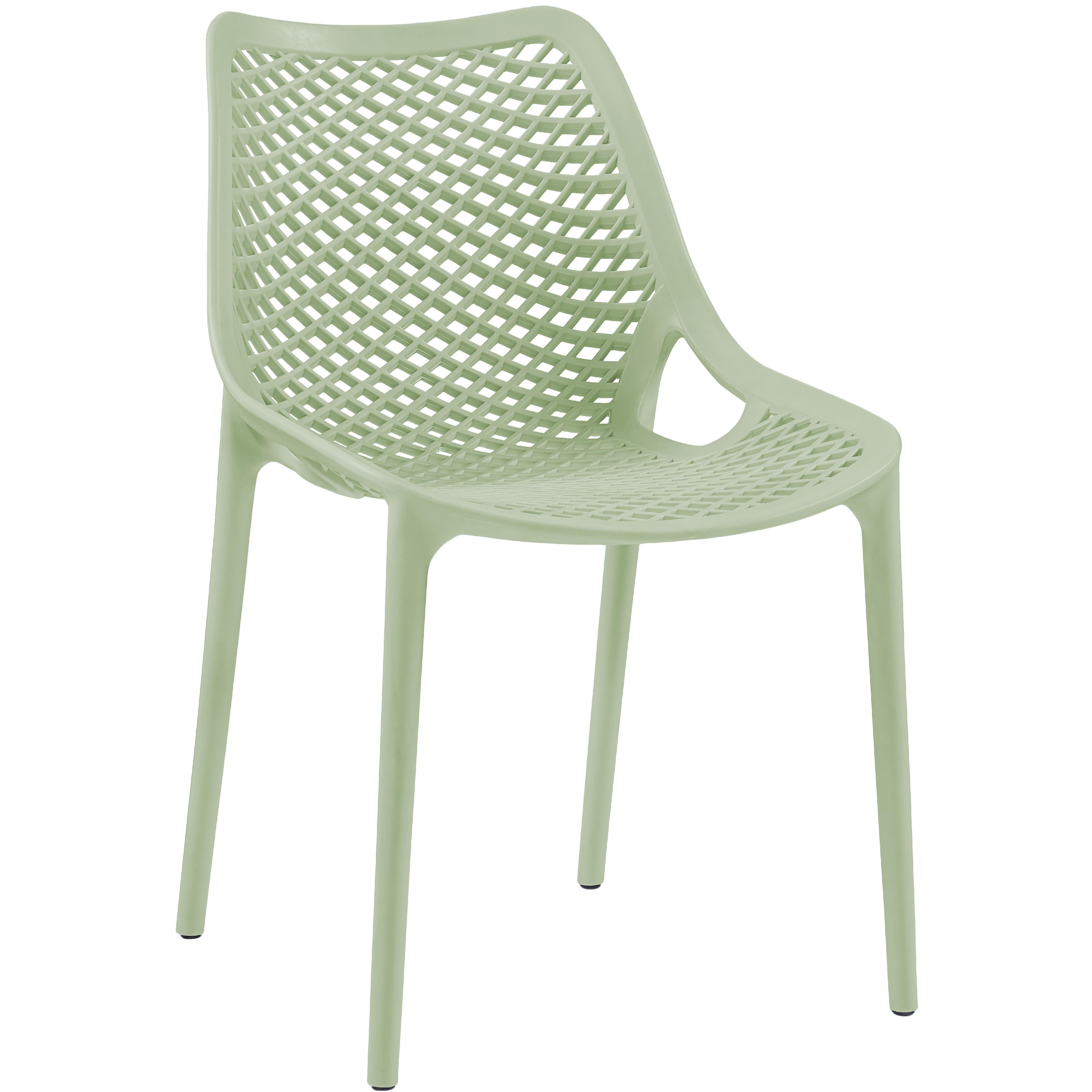 Meridian Mykonos Mint Outdoor Patio Dining Chair